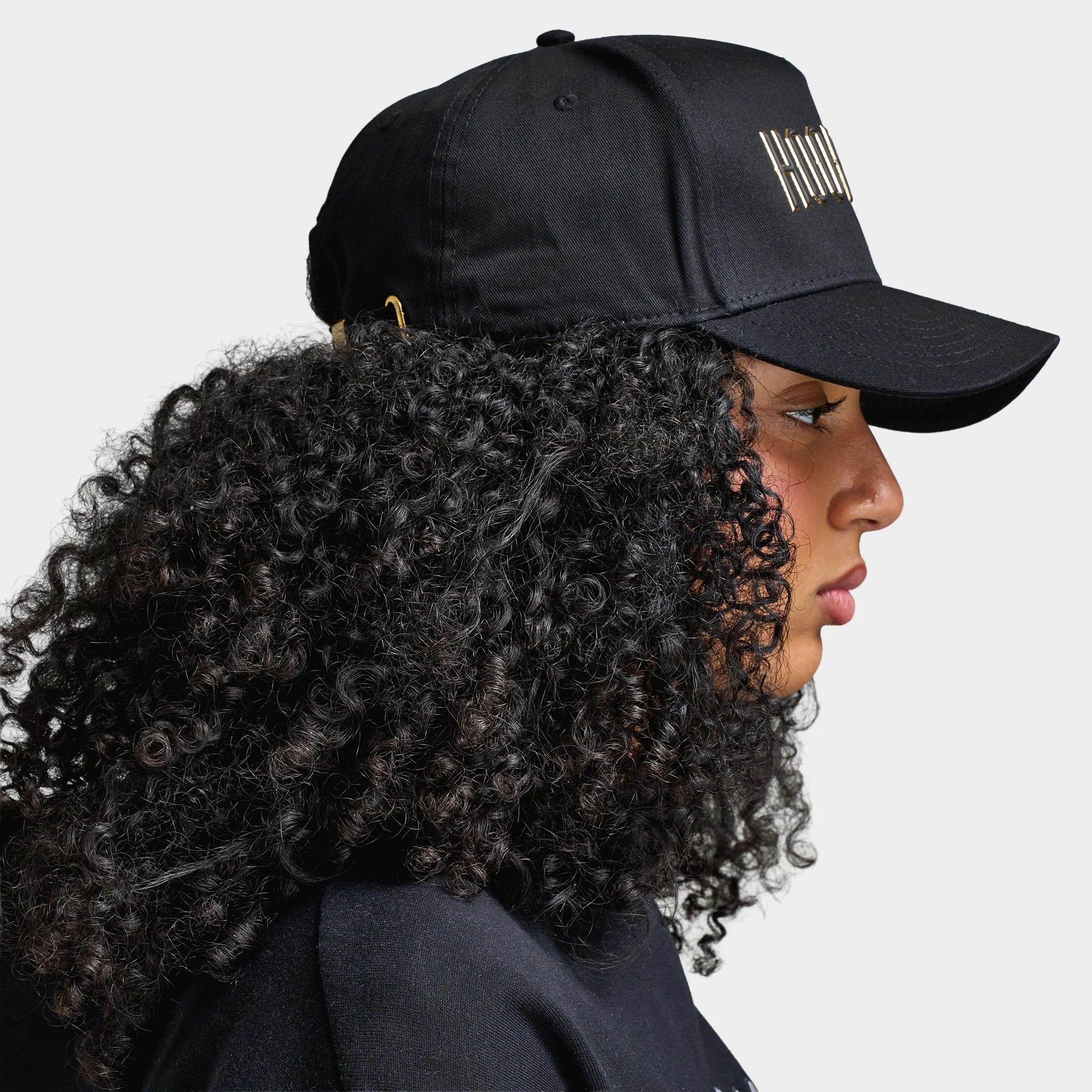 Hoodrich Coupe 5 Panel Cap Black / Gold - Image 3