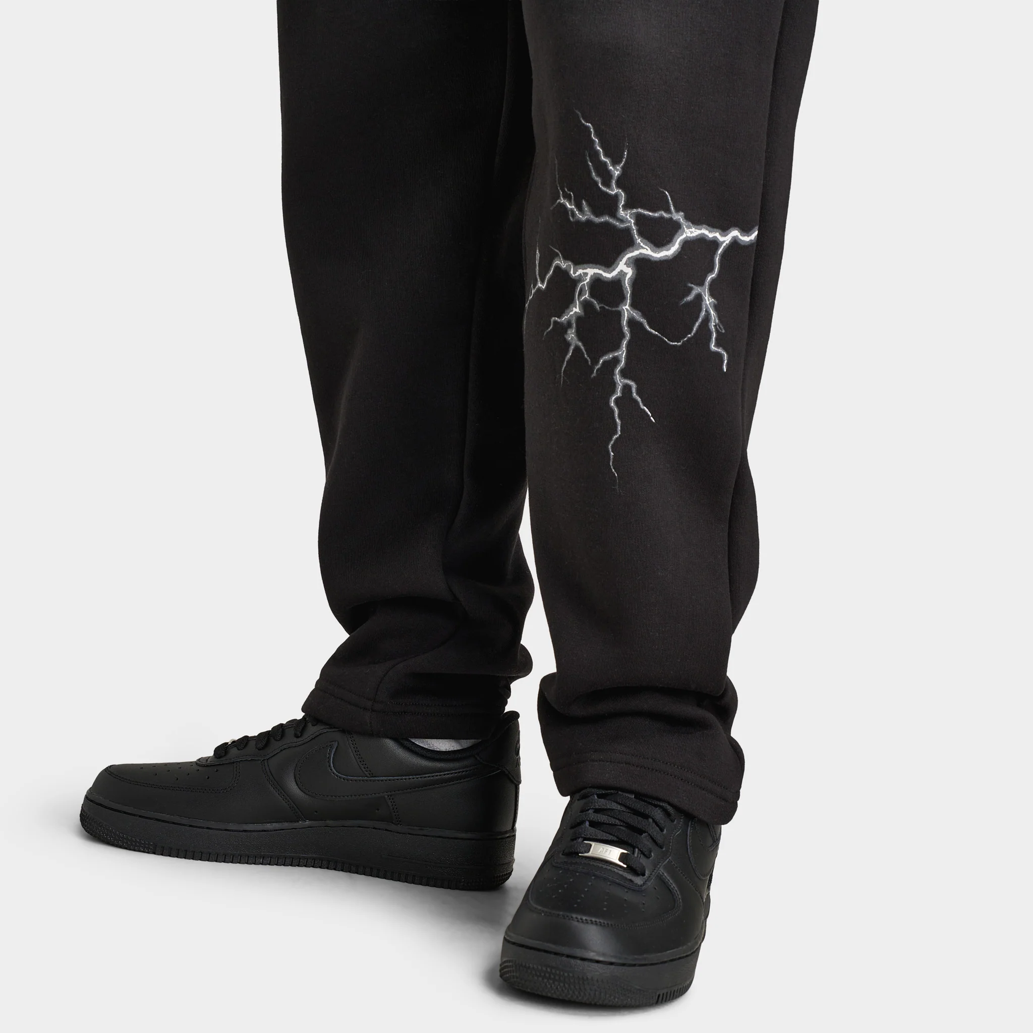 Hoodrich Dark Open Hem Jogger / Black - Image 6