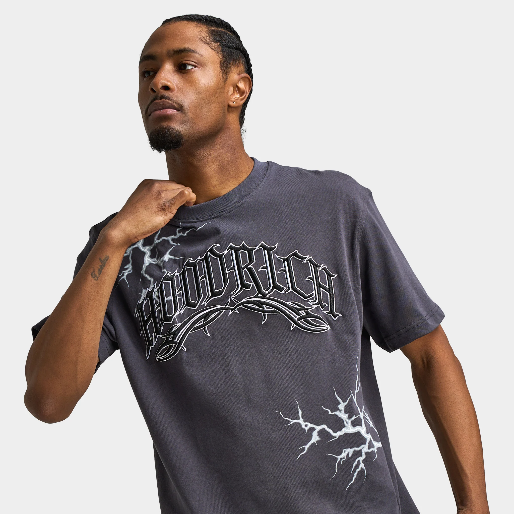 Hoodrich Dark Oversized T-Shirt Asphalt / Black - Image 3