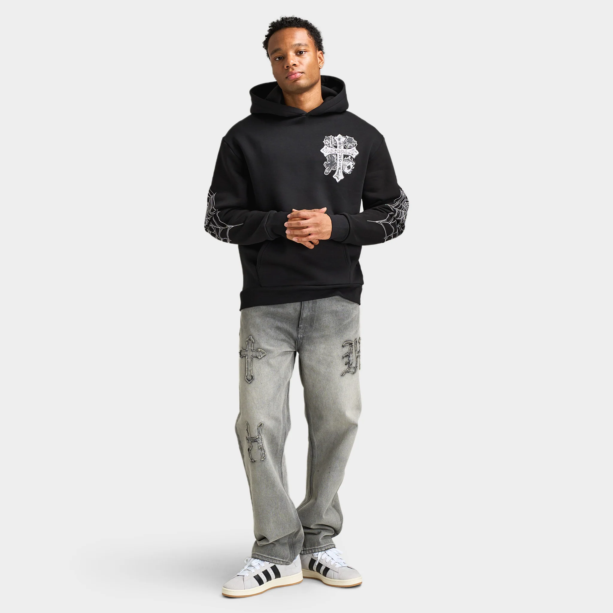 Hoodrich Dominion H Applique Denim Jean / Washed Grey - Image 6