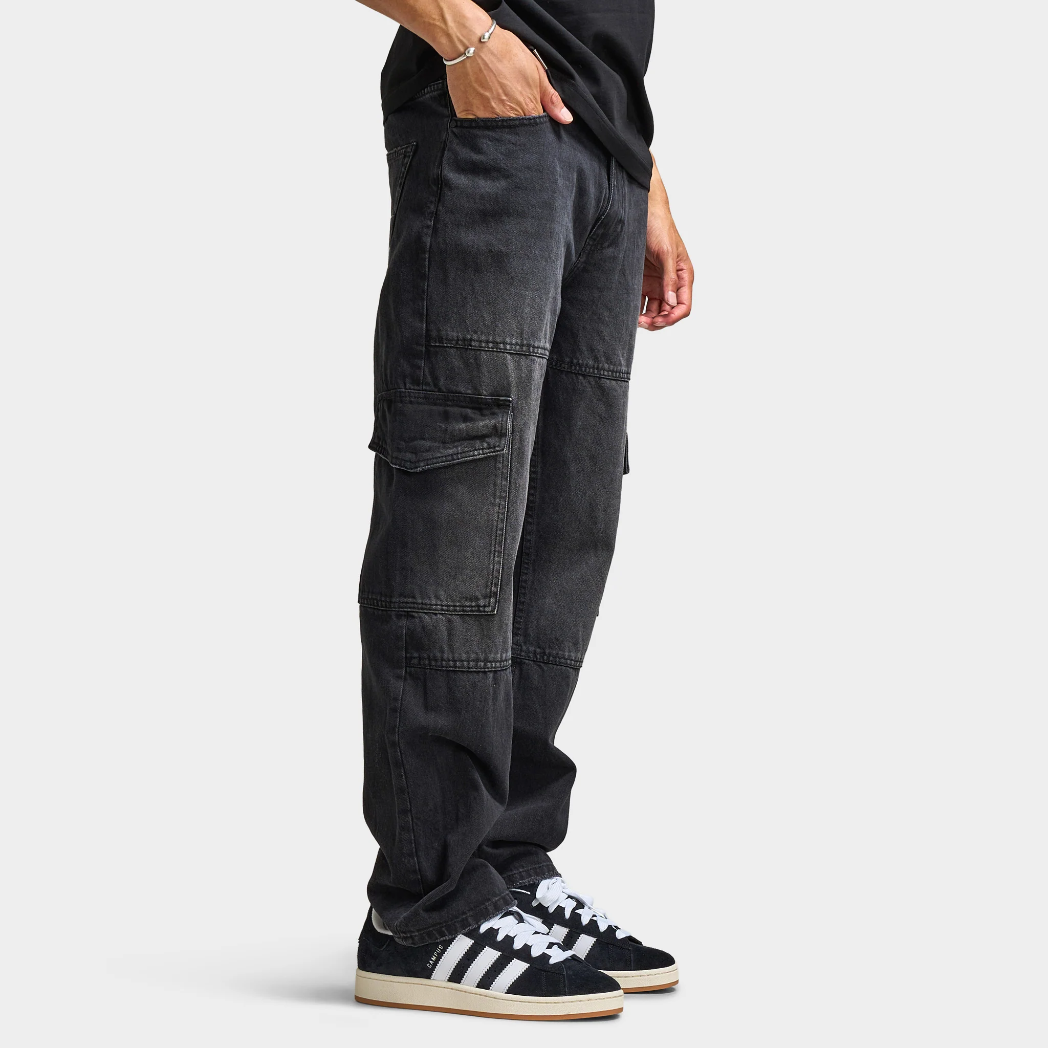 Hoodrich Force Straight-Leg Jeans / Black - Image 3