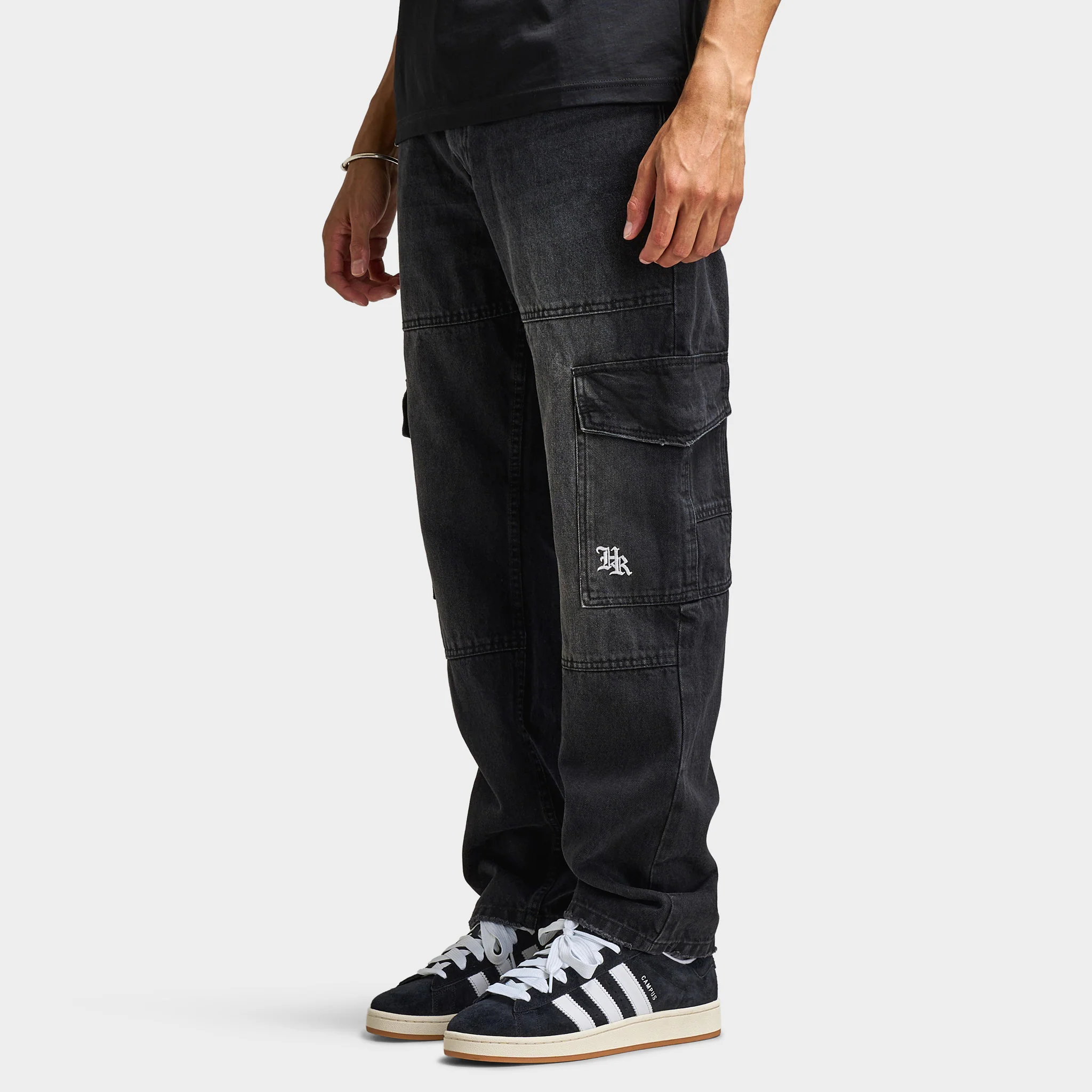 Hoodrich Force Straight-Leg Jeans / Black - Image 4