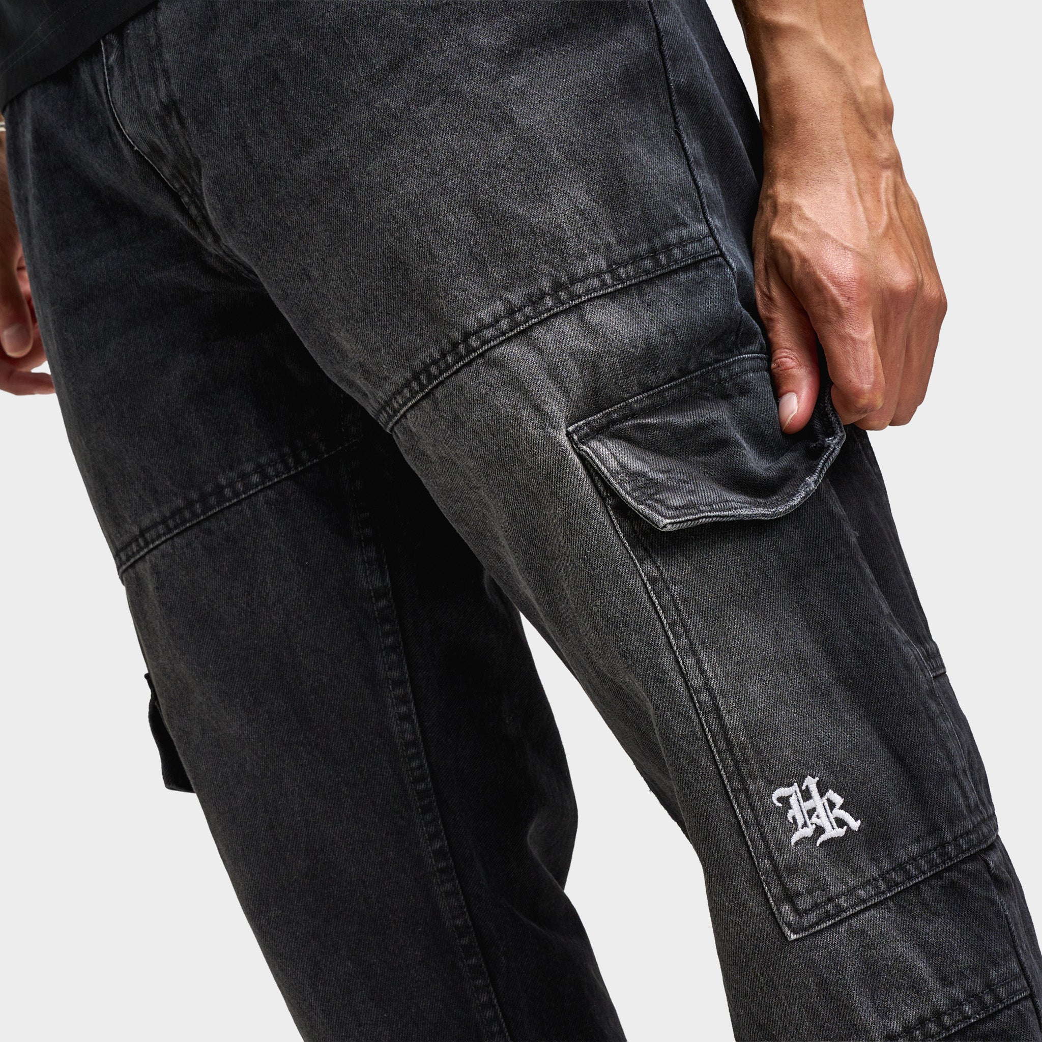 Hoodrich Force Straight-Leg Jeans / Black - Image 5