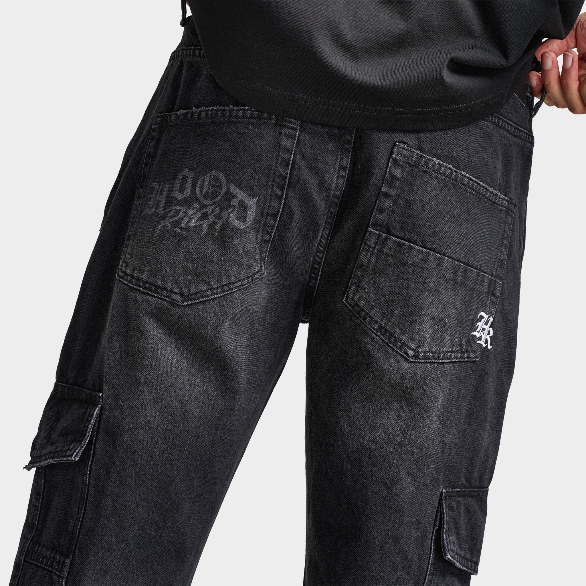 Hoodrich Force Straight-Leg Jeans / Black - Image 6