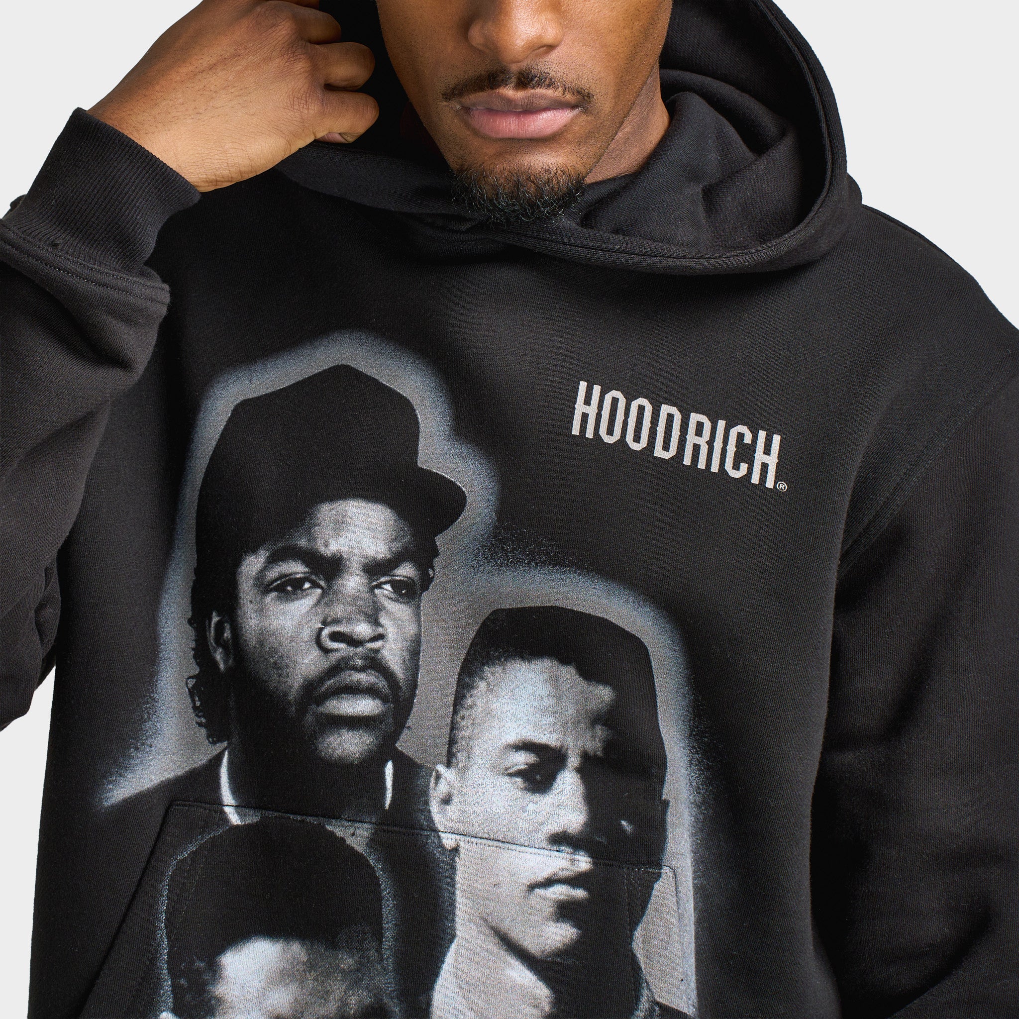 Hoodrich Heritage Print Hoodie / Black - Image 4