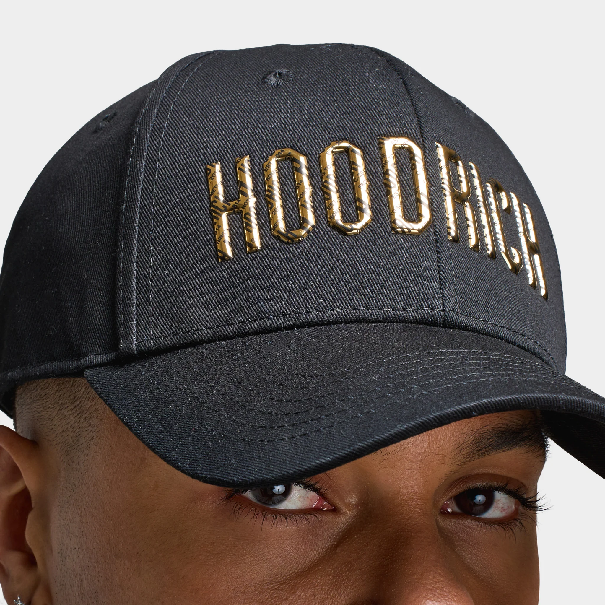 Hoodrich Icarus 6 Panel Cap Black / Gold - Image 2