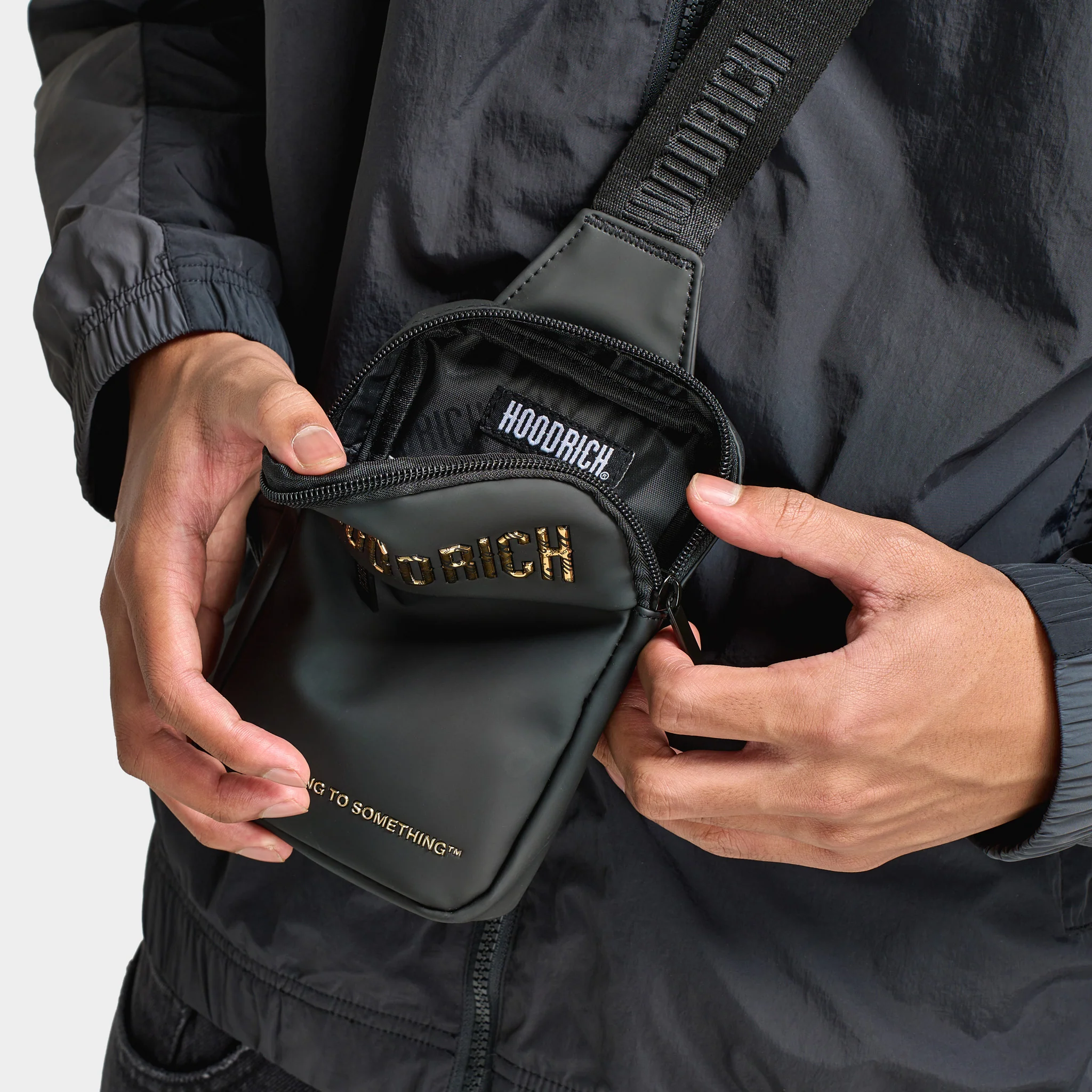 Hoodrich Icarus Clip Mini Bag Black / Gold - Image 3