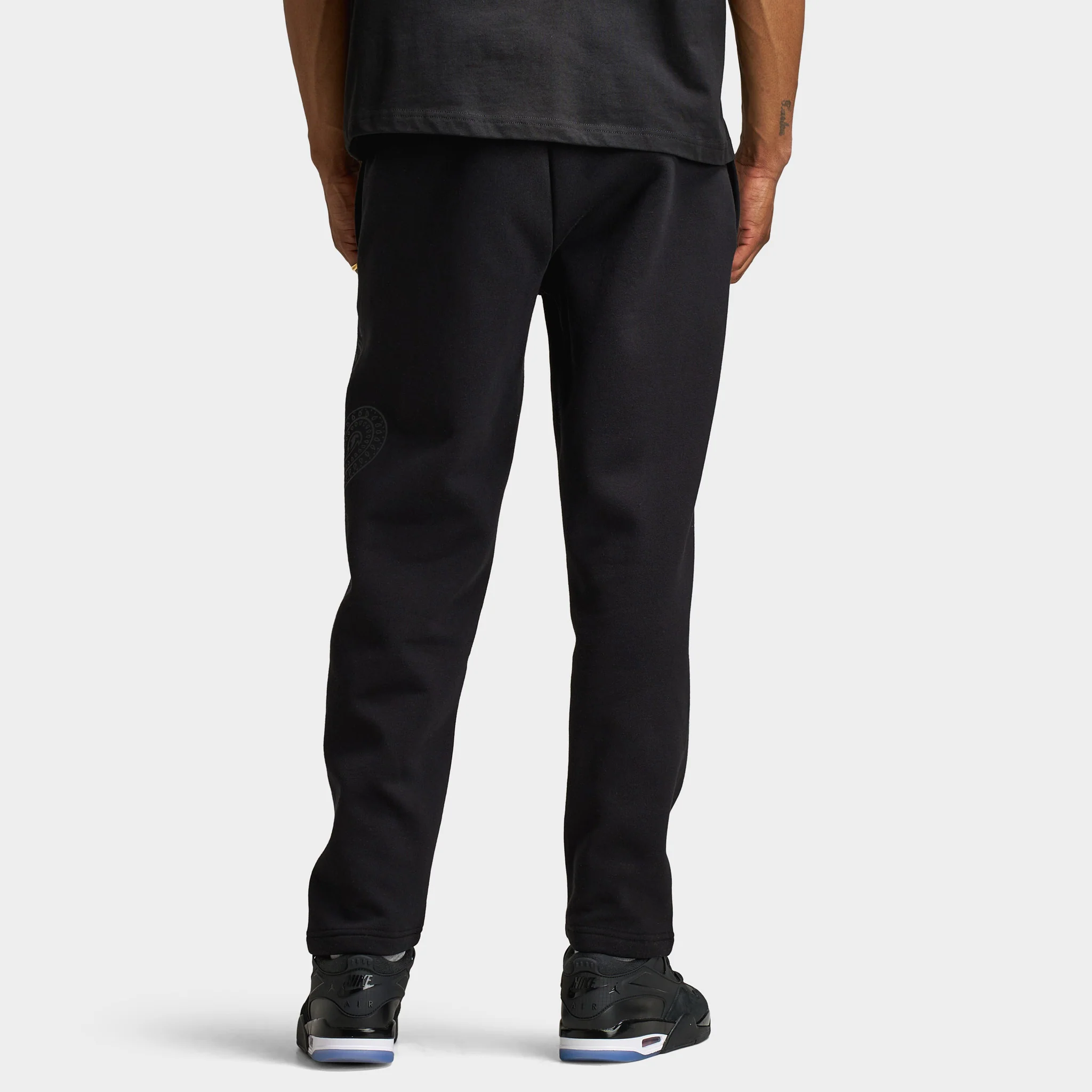 Hoodrich Inkline Oversized Open Hem Jogger / Black - Image 2