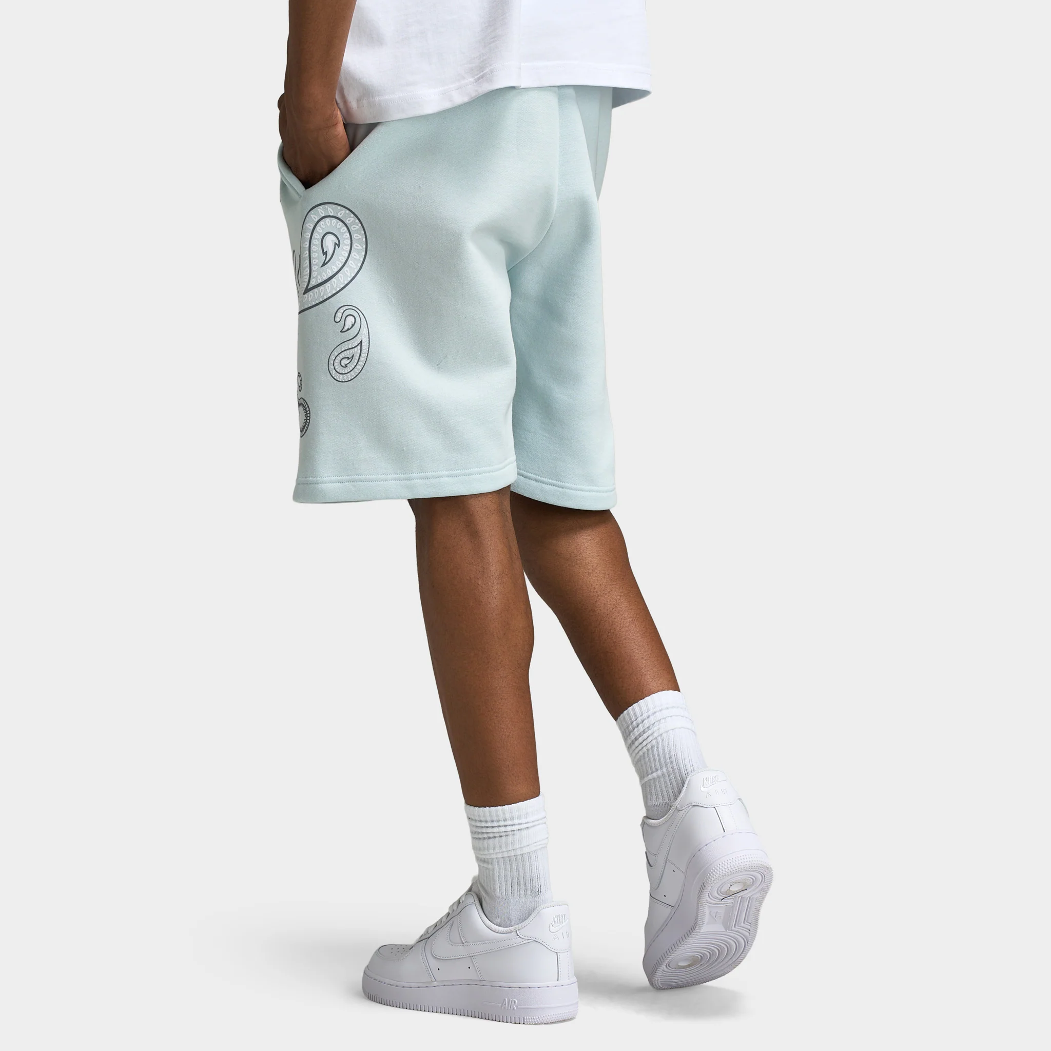 Hoodrich Inkline Oversized Shorts / Ballad Blue - Image 2