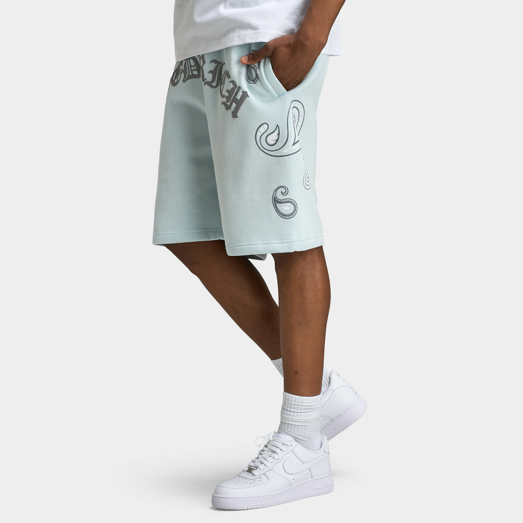 Hoodrich Inkline Oversized Shorts / Ballad Blue - Image 4