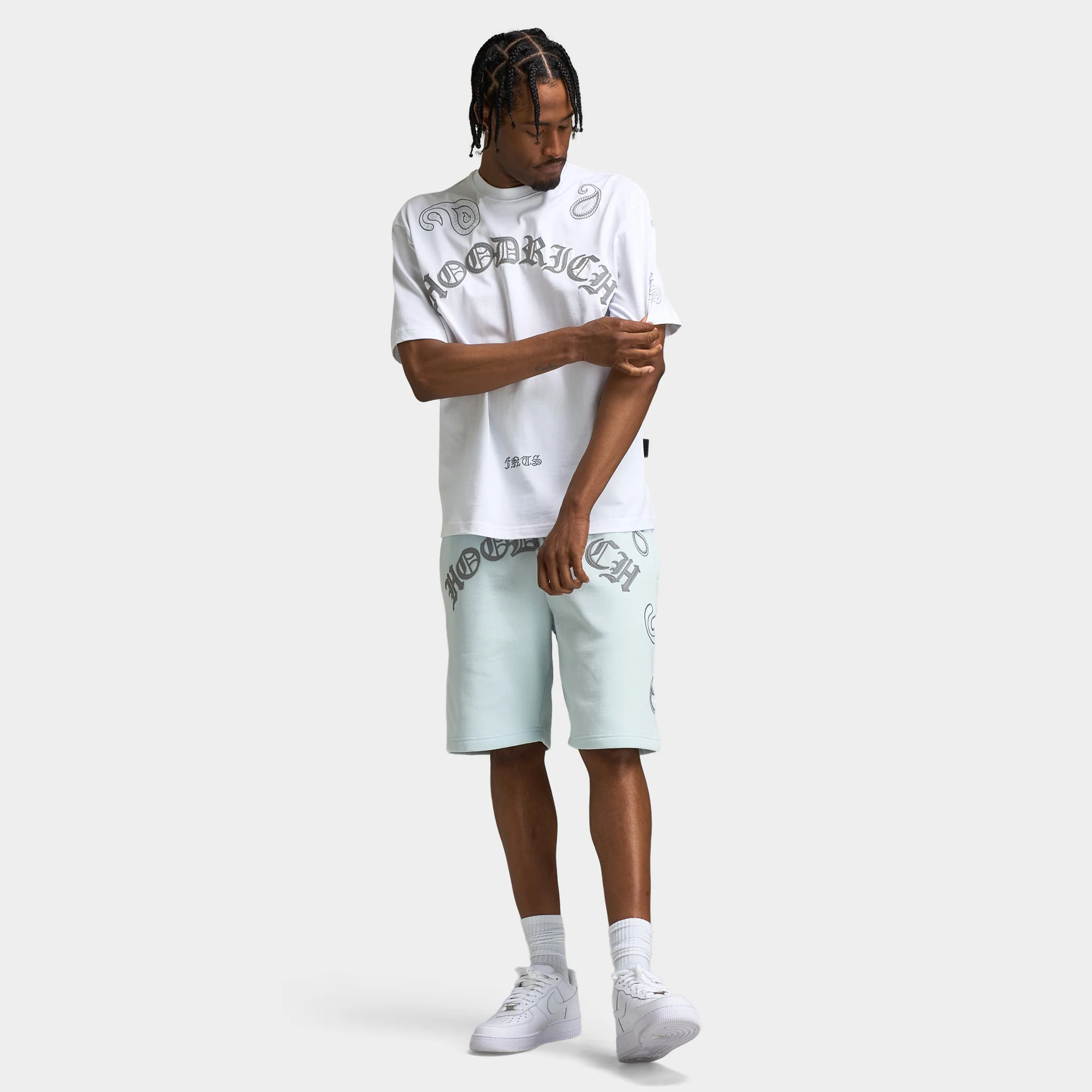 Hoodrich Inkline Oversized Shorts / Ballad Blue - Image 5