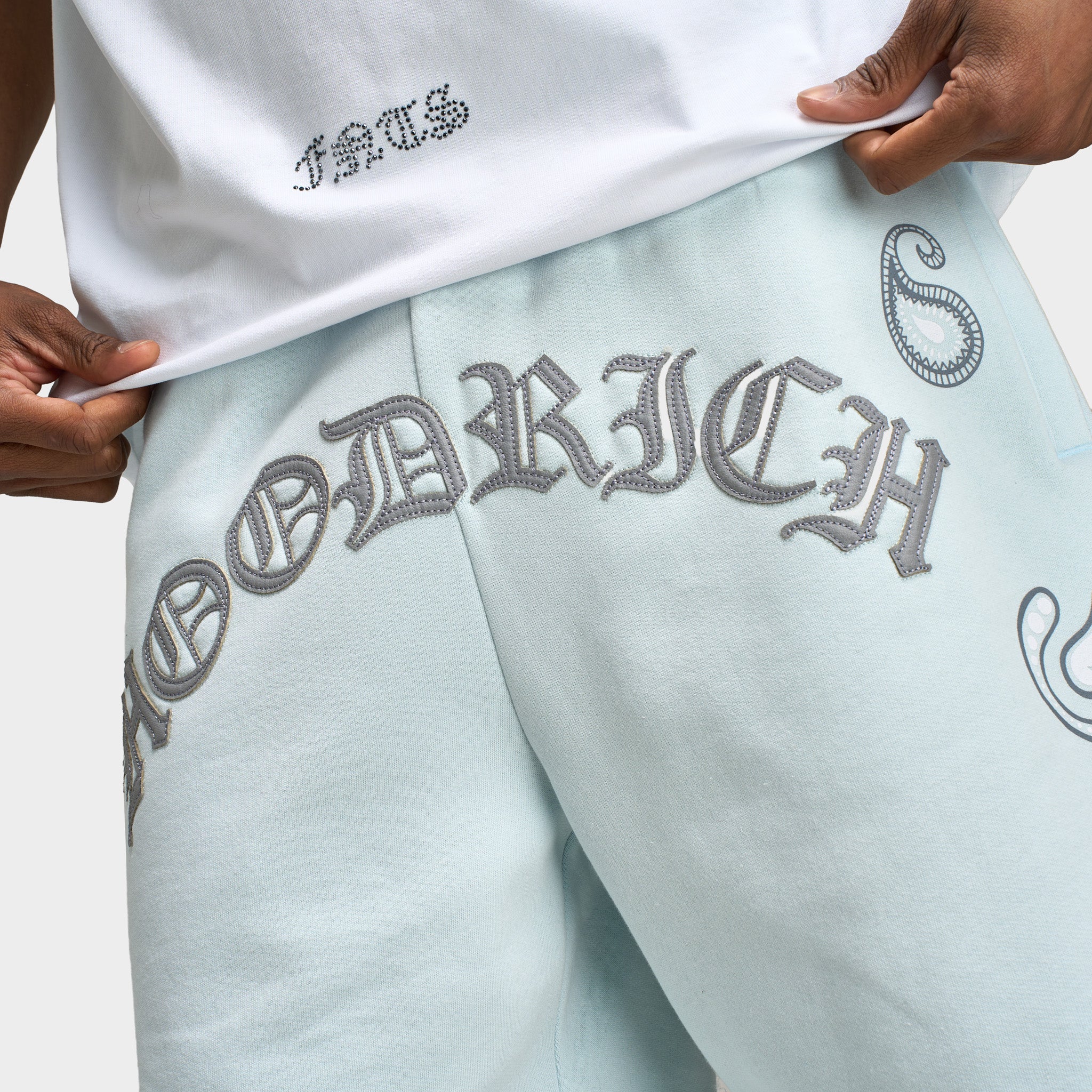 Hoodrich Inkline Oversized Shorts / Ballad Blue - Image 6