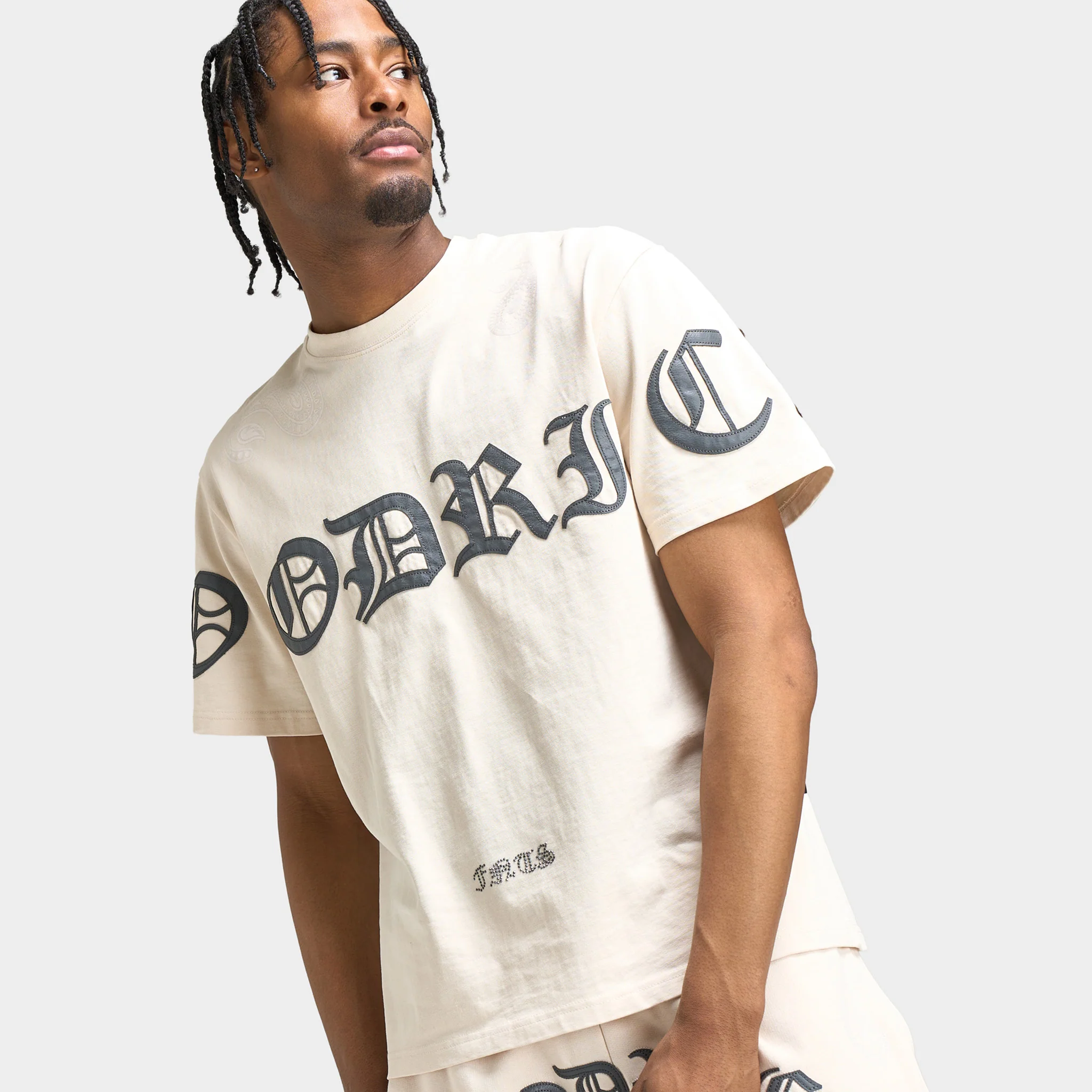 Hoodrich Inkline Oversized T-Shirt / Oat Milk - Image 4