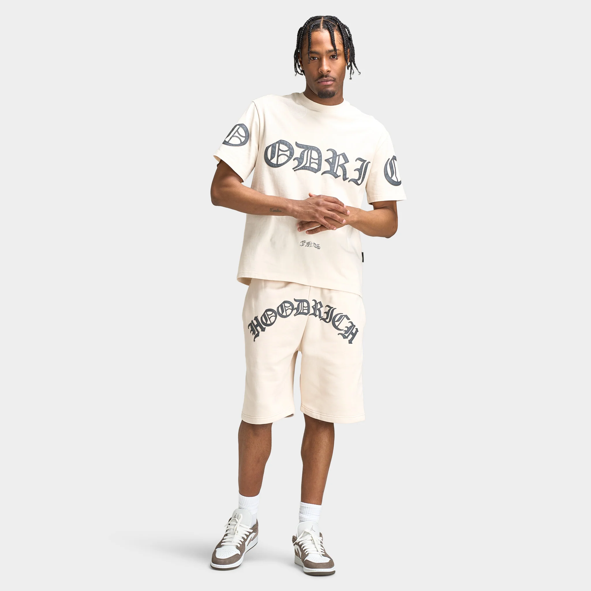 Hoodrich Inkline Oversized T-Shirt / Oat Milk - Image 5
