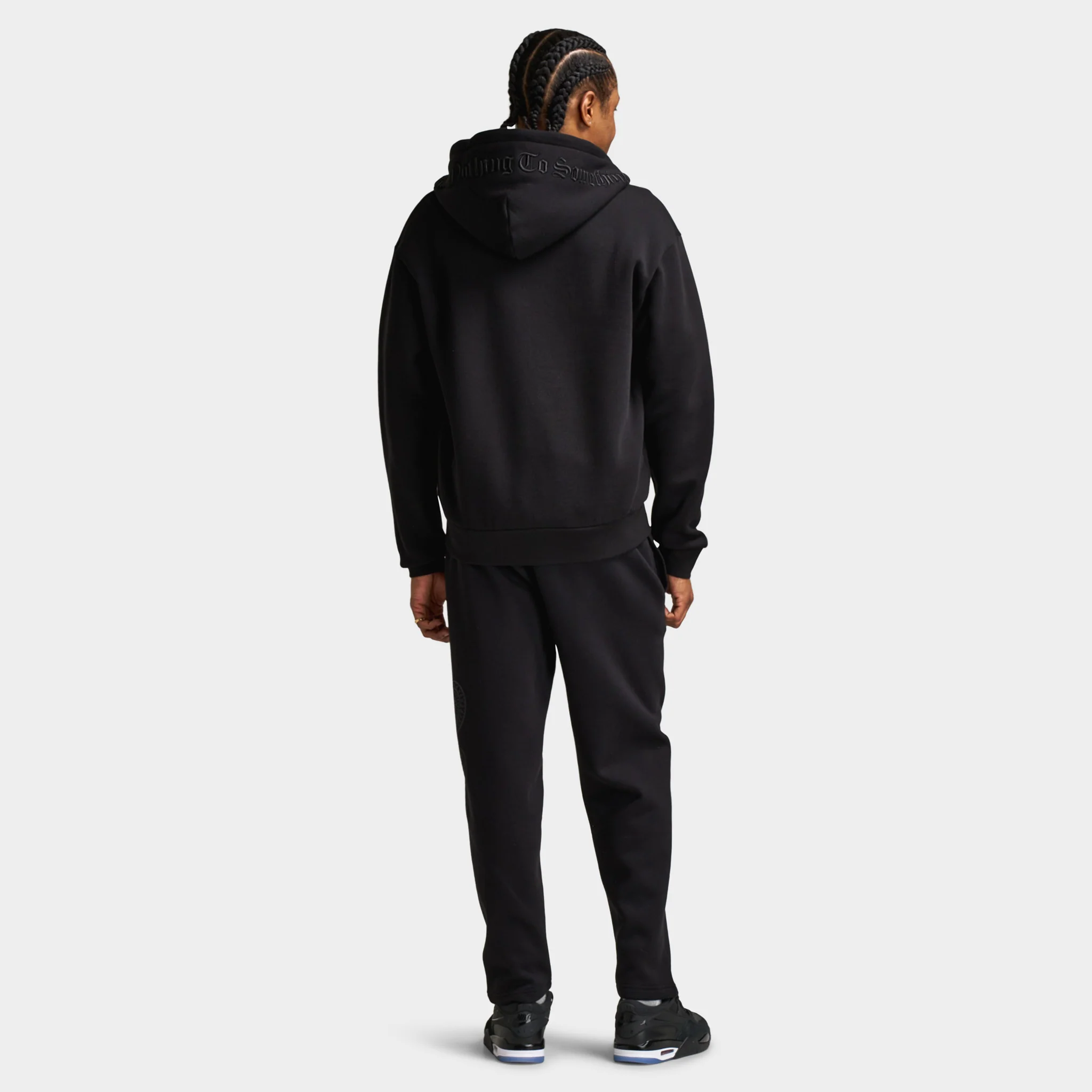Hoodrich Inkline Oversized Zip Through Hoodie / Black - Image 6
