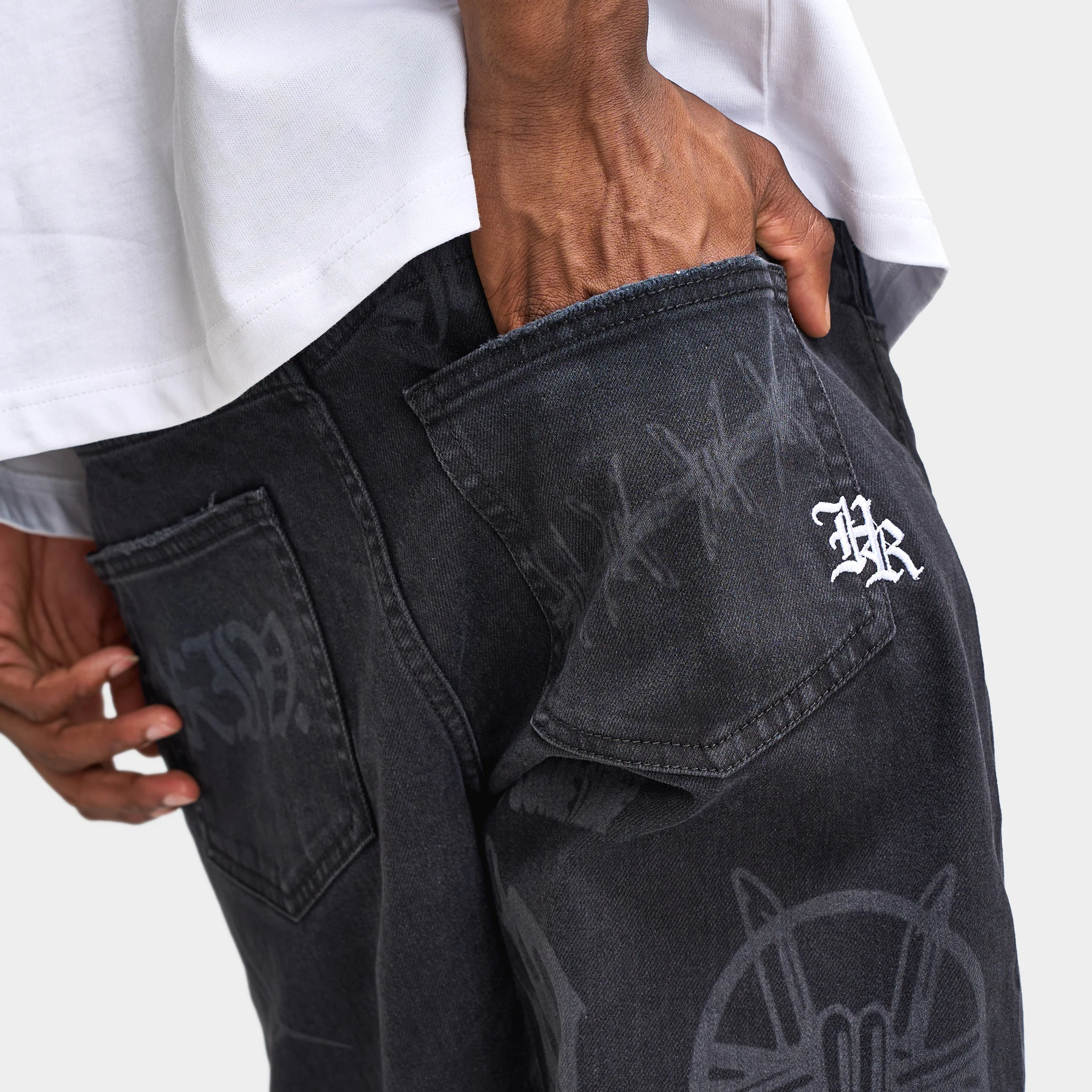 Hoodrich Ironchrome Denim Jeans / Black - Image 5