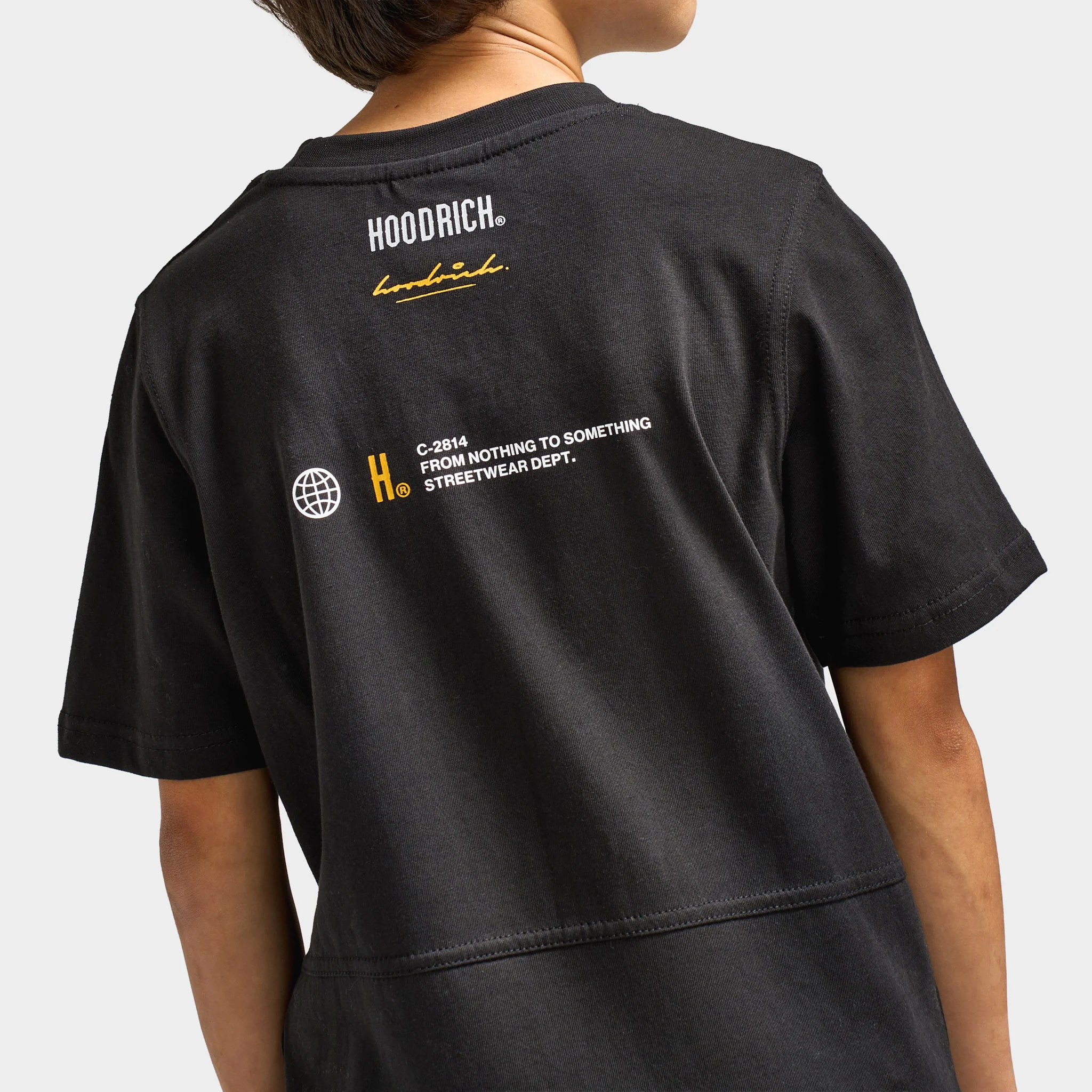 Hoodrich Junior Boys' Certify V2 T-Shirt Black / White - Quiet Grey - Image 4