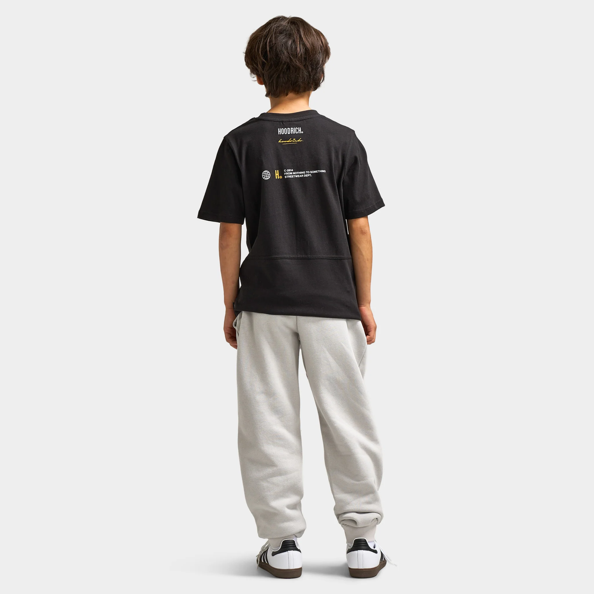 Hoodrich Junior Boys' Certify V2 T-Shirt Black / White - Quiet Grey - Image 5