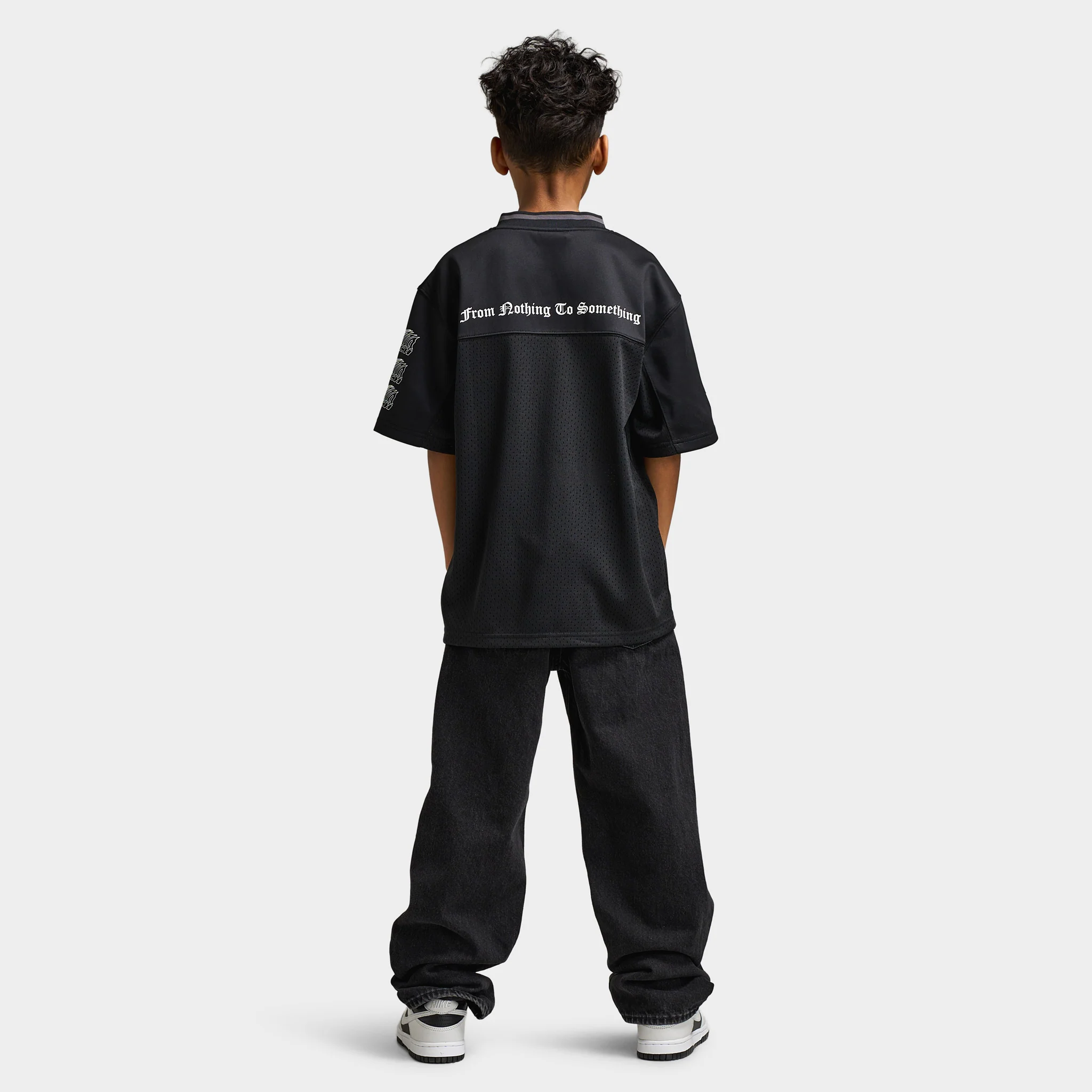 Hoodrich Junior Boys' Ritual Mesh Jersey T-Shirt Black / White - Image 6