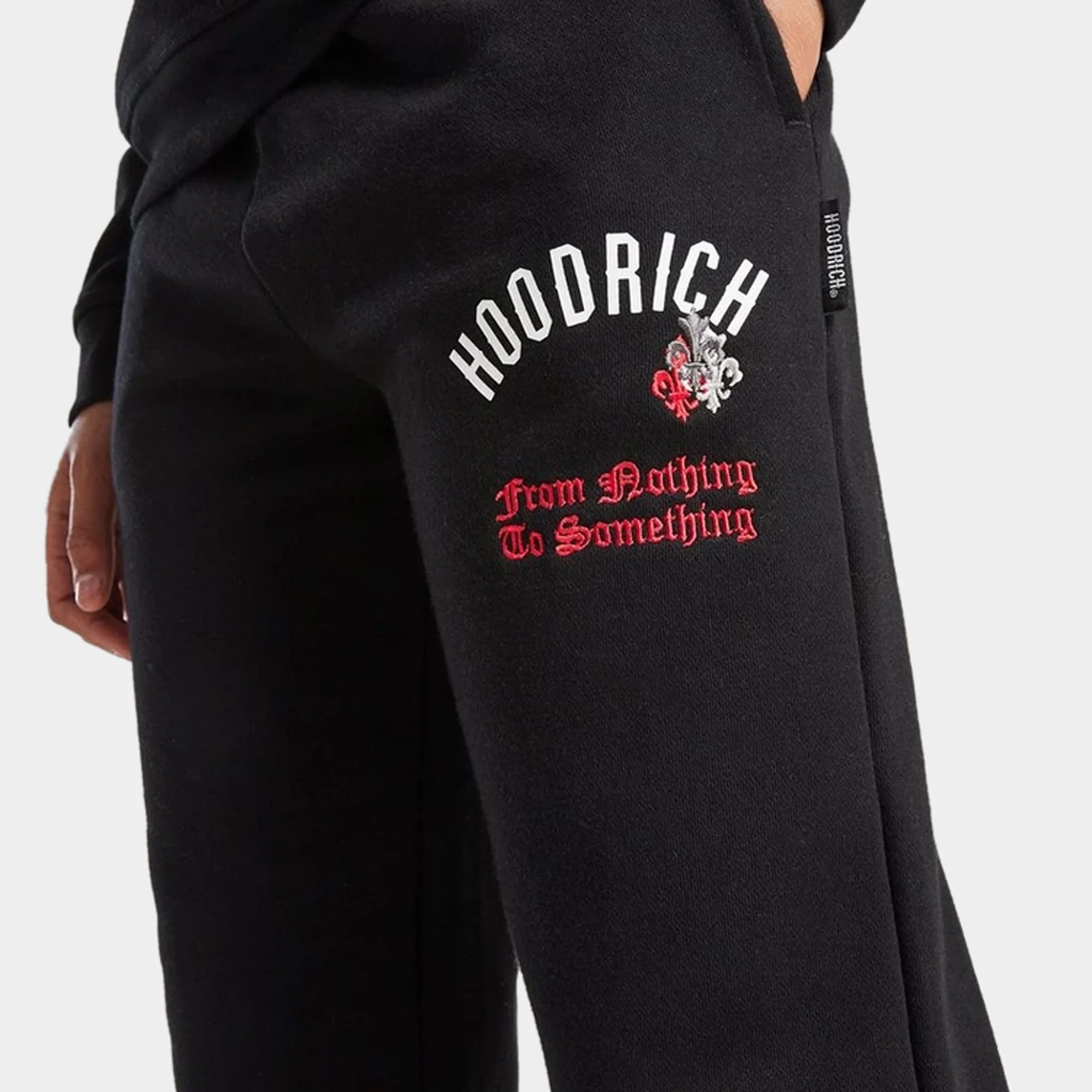 Hoodrich Junior Boys' Shadow Joggers Black / White - Lychee - Image 3