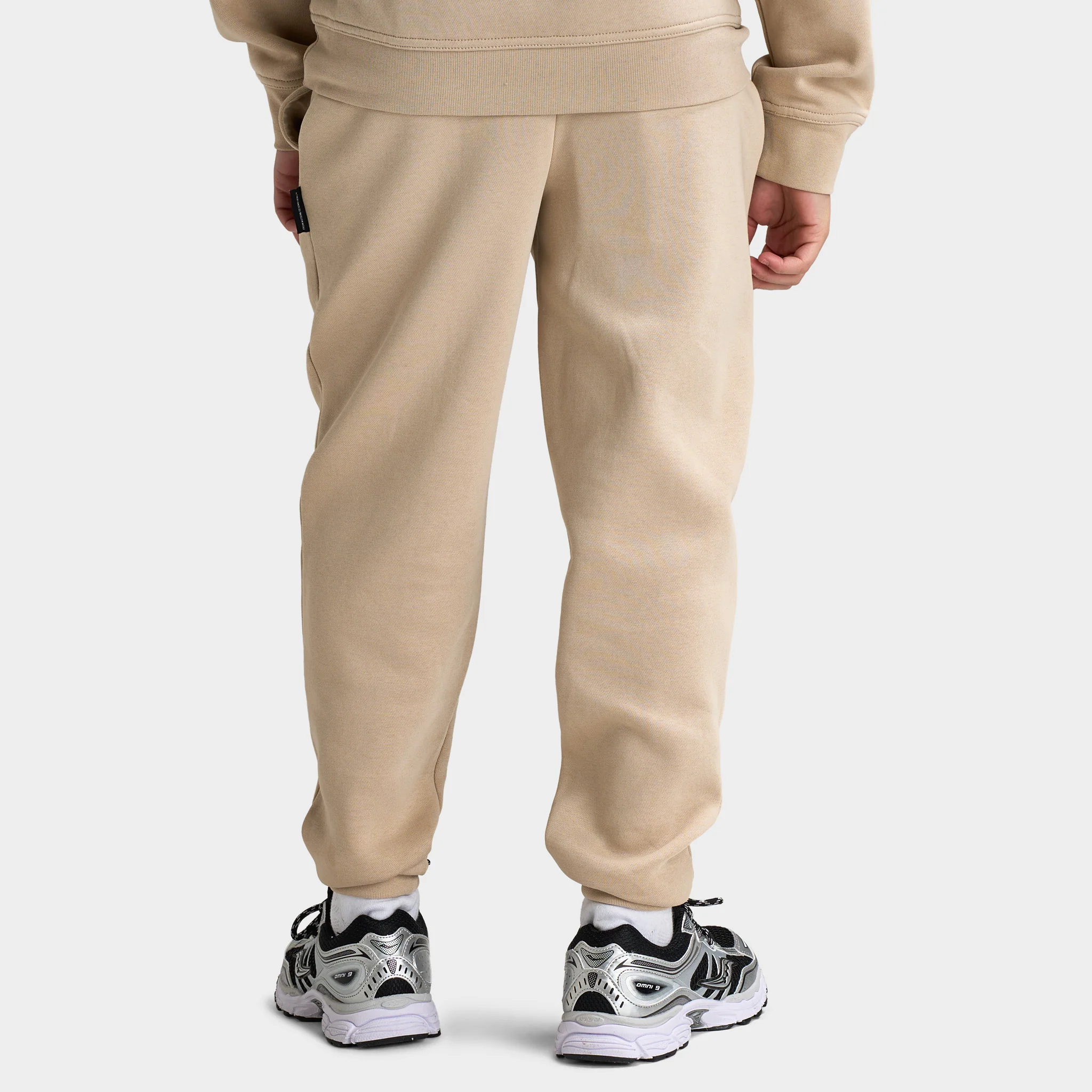 Hoodrich Junior Boy's Shadow Ribbed Cuff Jogger Oxford Tan / Black - White - Image 5