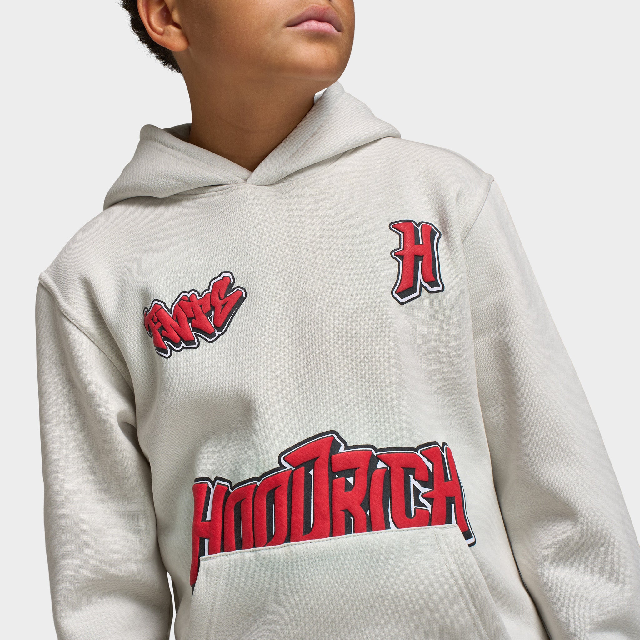Hoodrich Juniors' Blast Astro Pullover Hoodie / Grey - Image 3