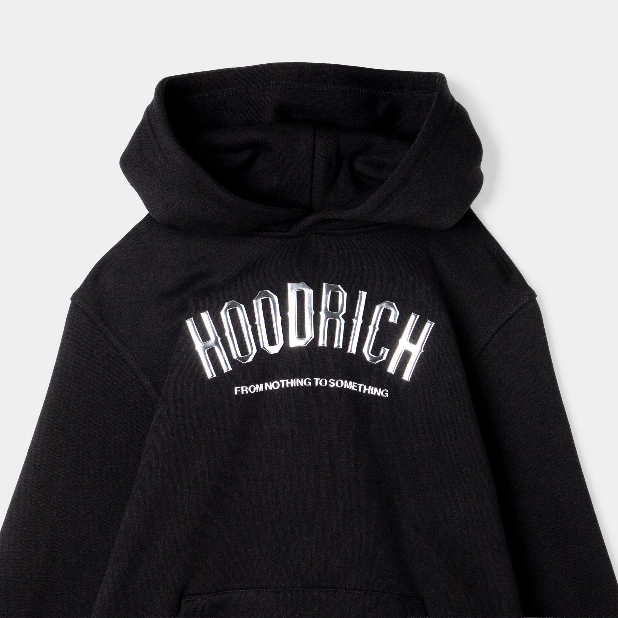 Hoodrich Juniors' Chromatic Hoodie 2 Panel Hood Black / Chro - Image 3