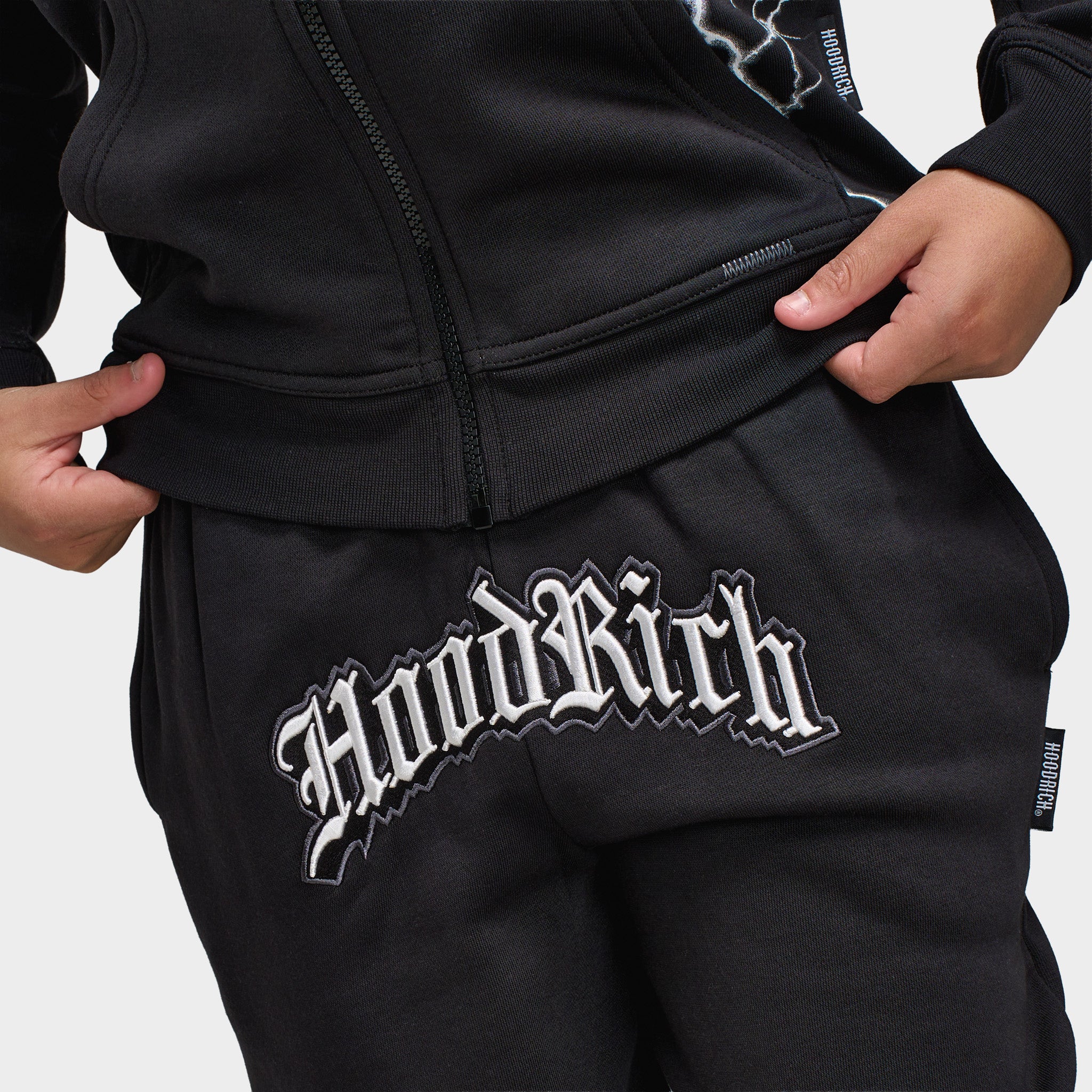 Hoodrich Juniors' Dark Lightning Open Hem / Black - Image 5