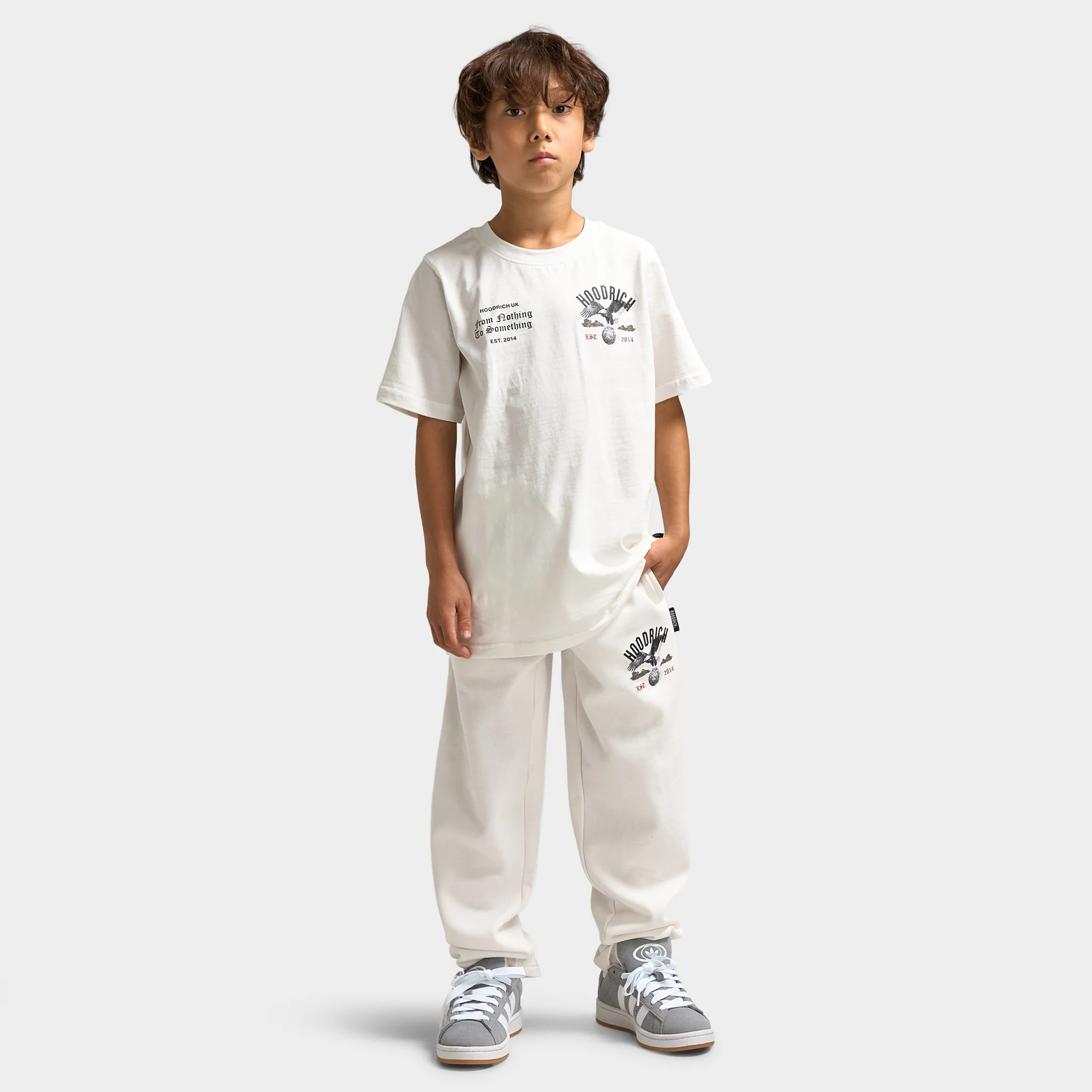 Hoodrich Juniors' Eagle Open Hem Jogger Blanc de Blanc / Black - Lychee - Image 6