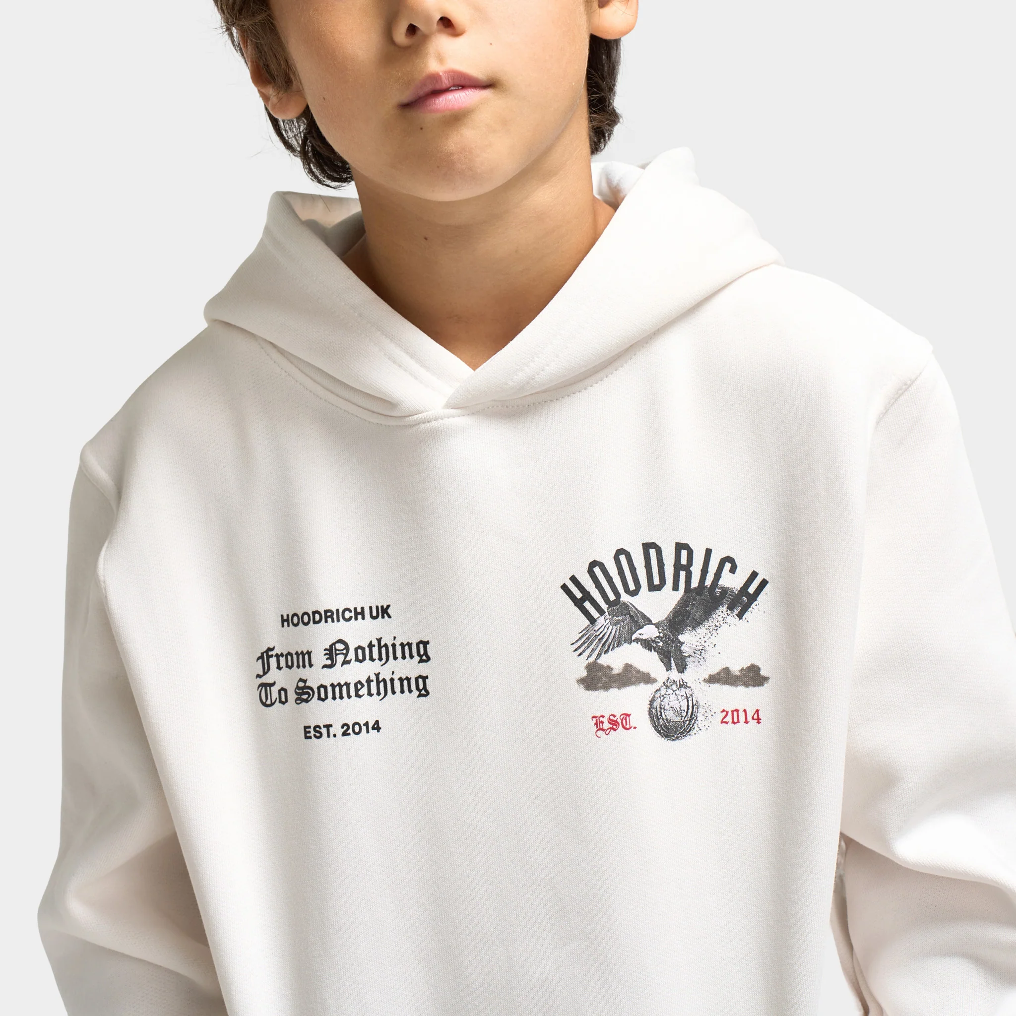 Hoodrich Juniors' Eagle Hoodie Blanc De Blanc / Black - Lychee - Image 3