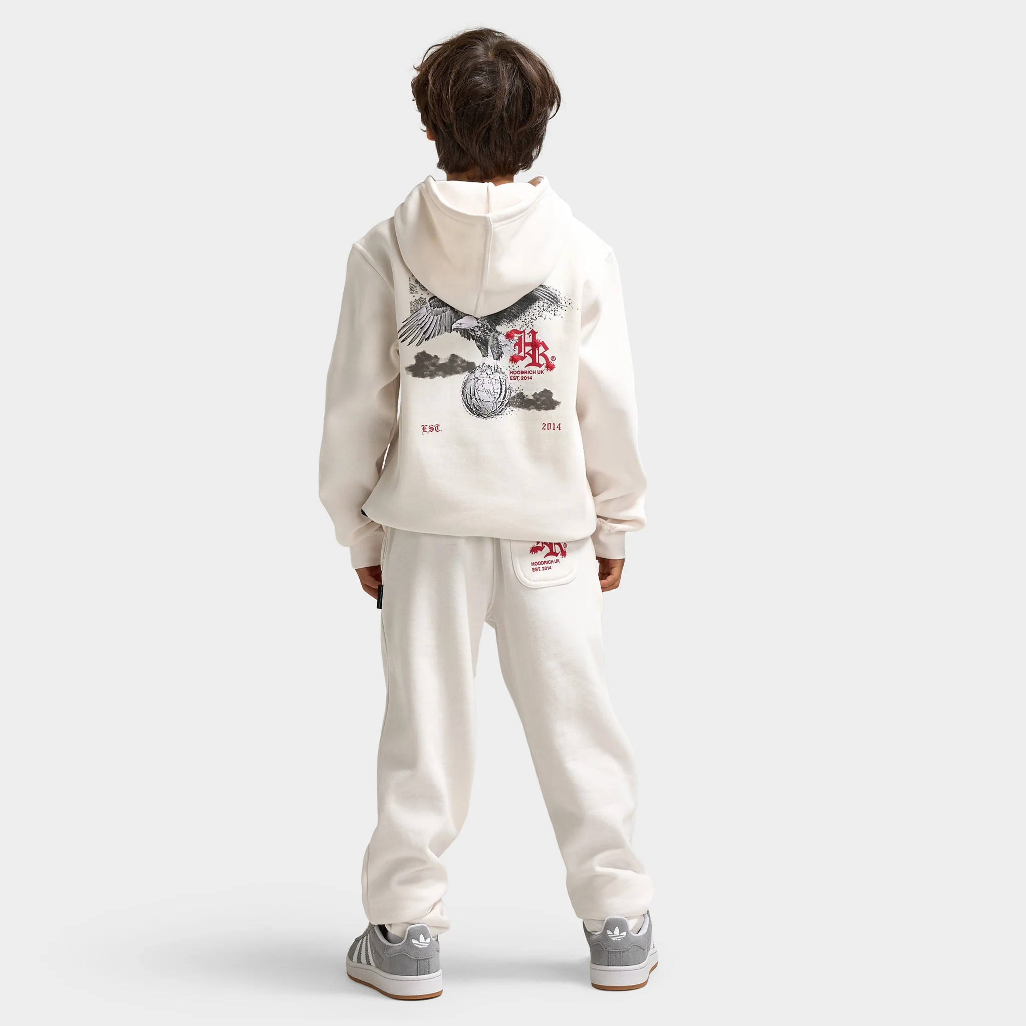 Hoodrich Juniors' Eagle Hoodie Blanc De Blanc / Black - Lychee - Image 5
