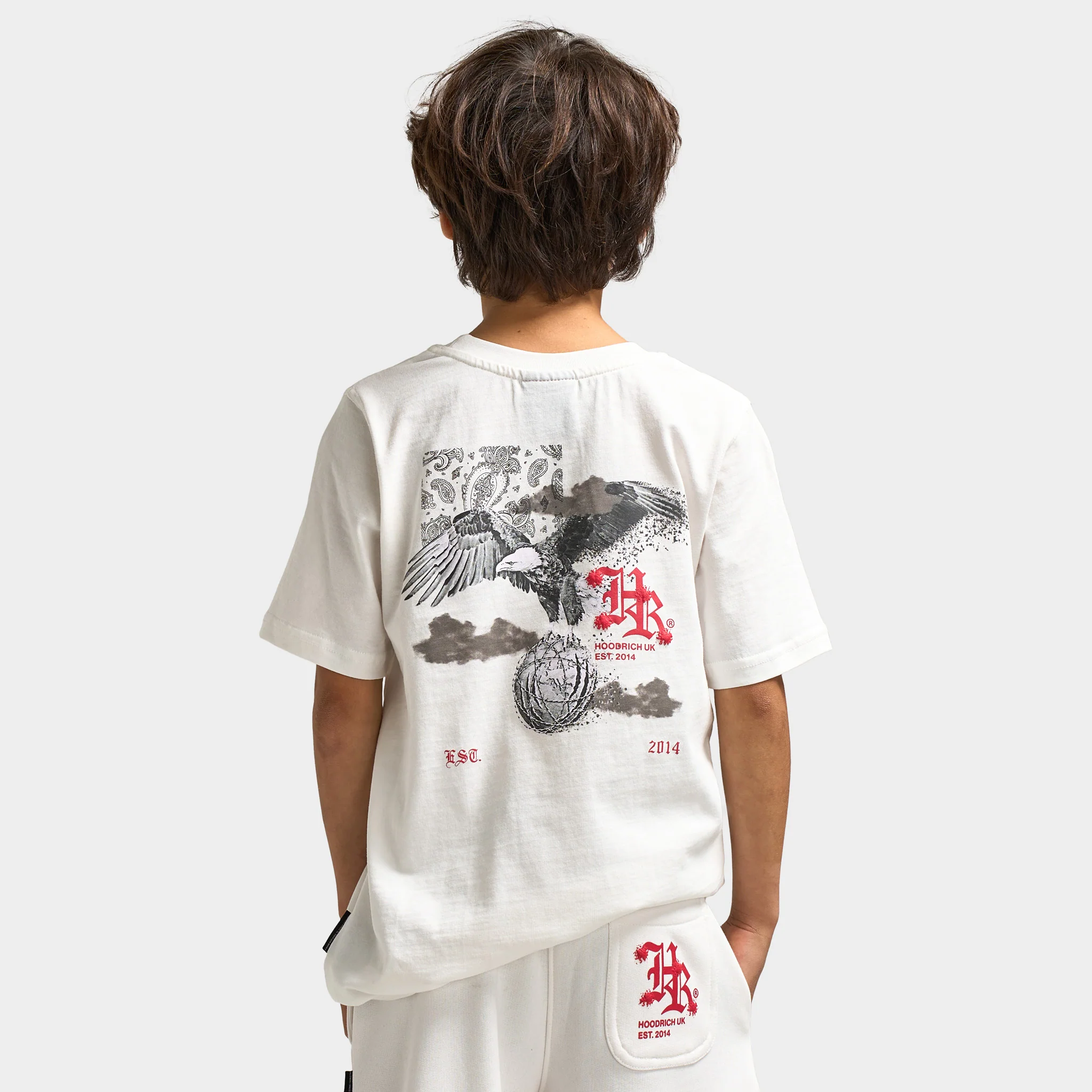 Hoodrich Juniors' Eagle Tee Blanc de Blanc / Black - Lychee - Image 2
