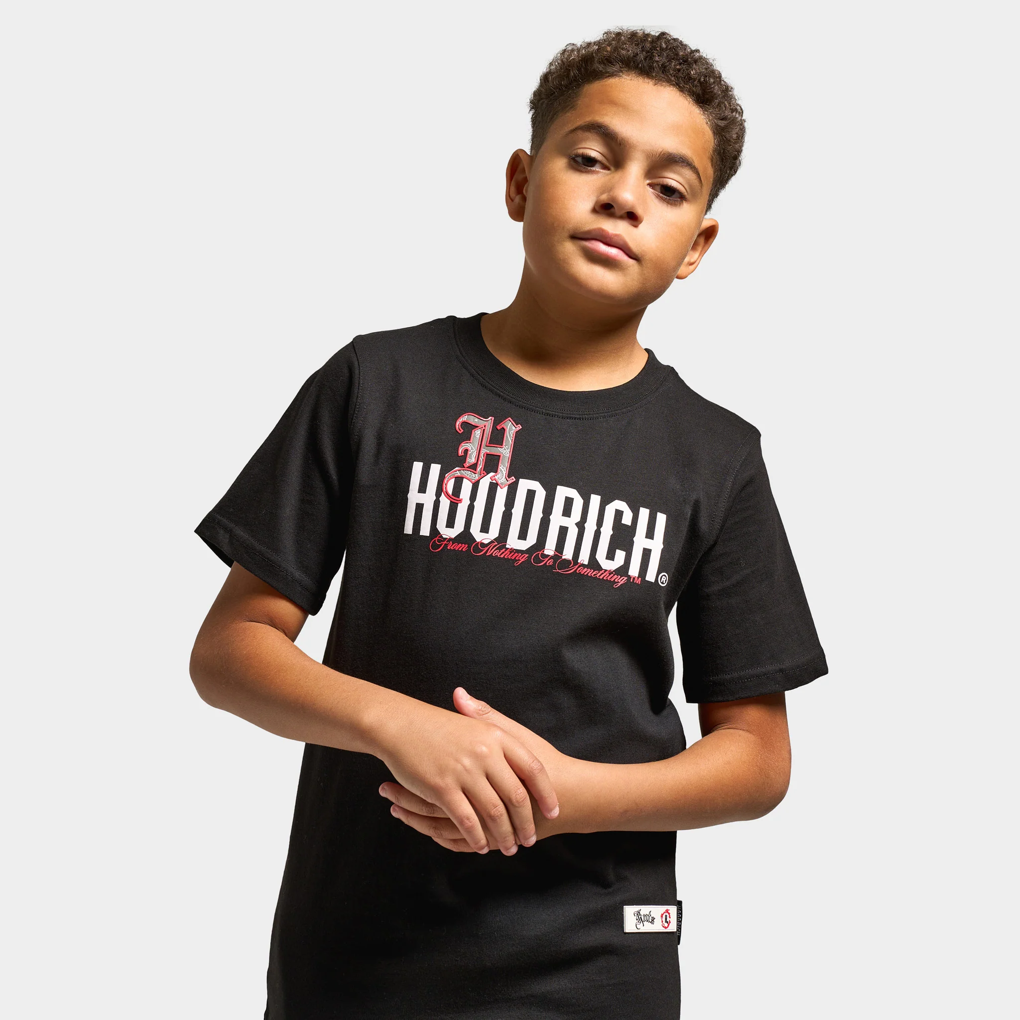 Hoodrich Juniors' eterno Tee Black / White - Lychee - Image 4