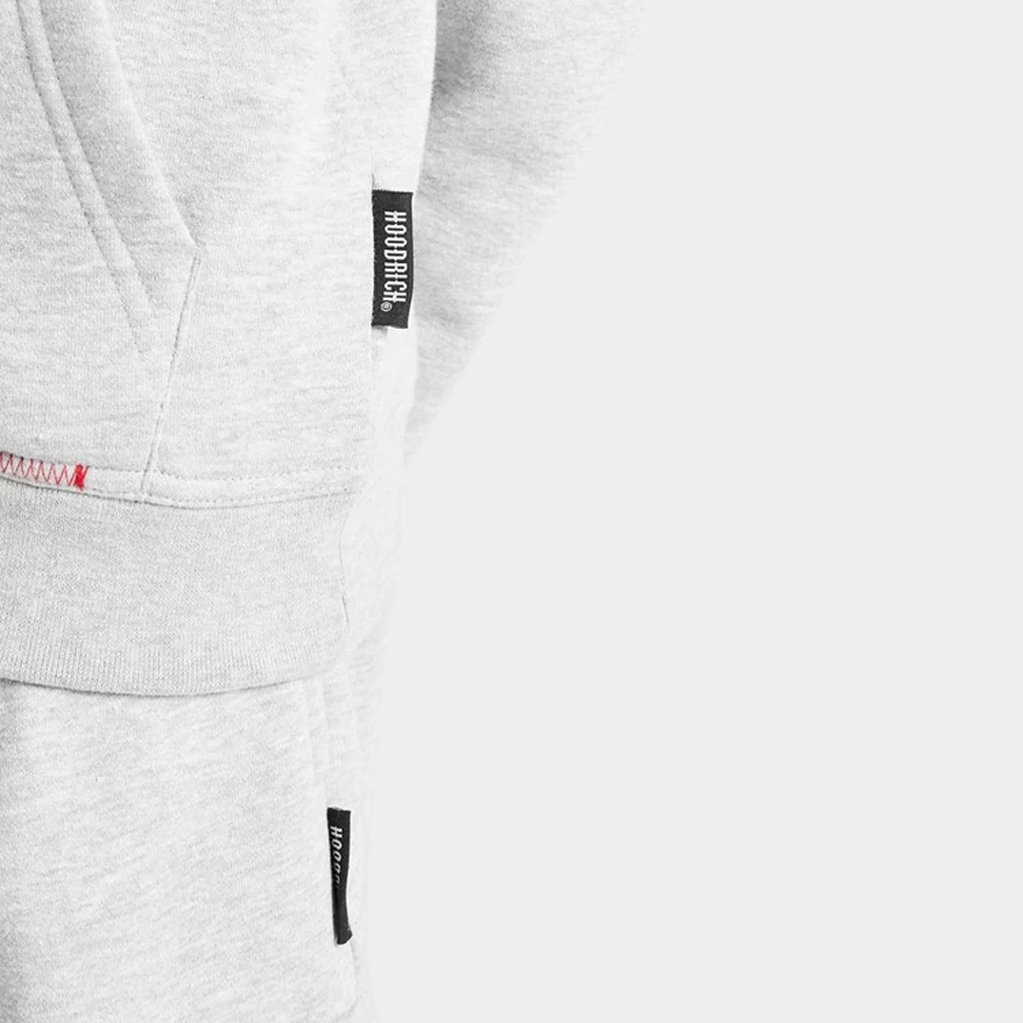 Hoodrich Juniors' Gothic Pullover Hoodie Heather Grey / White - Lychee - Image 6