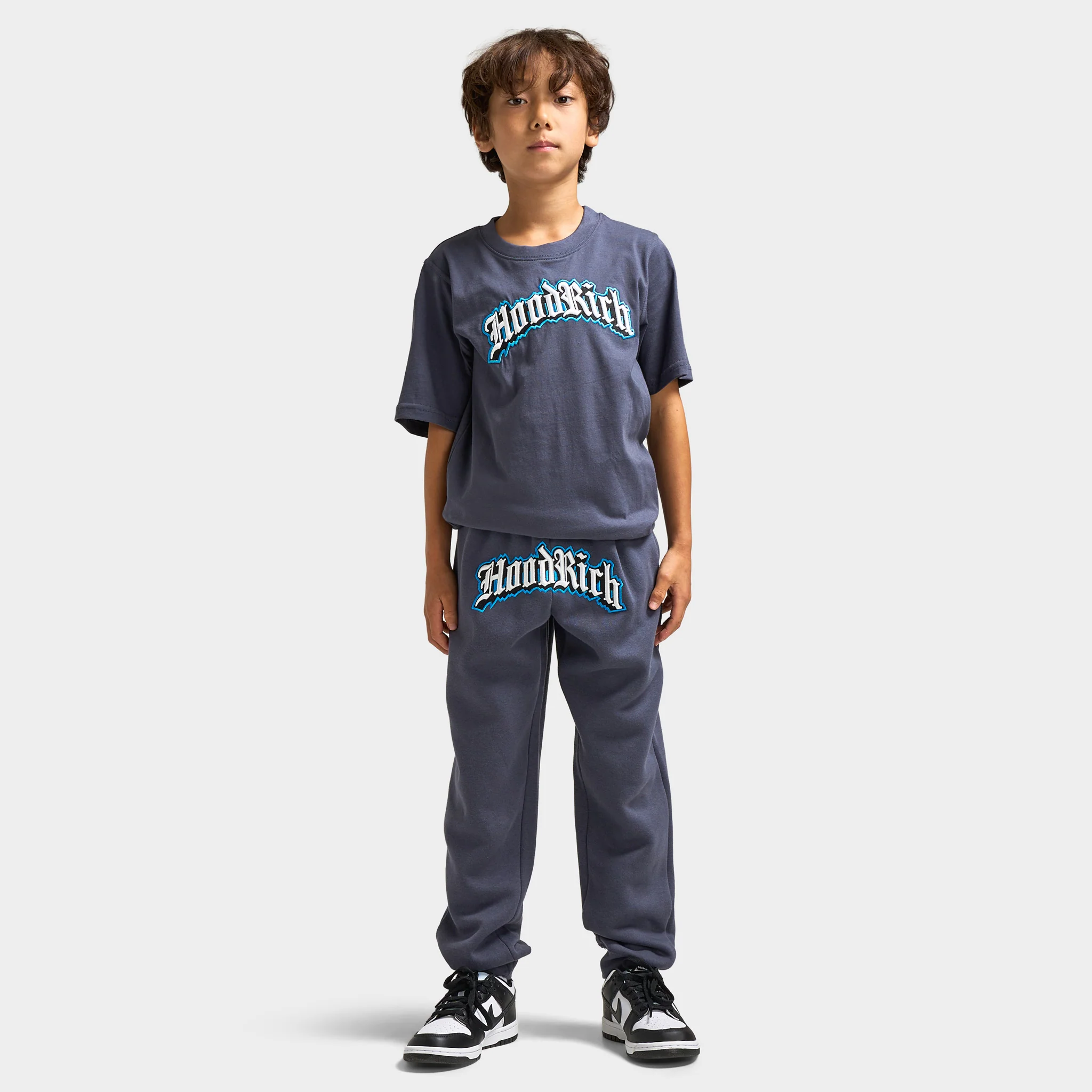 Hoodrich Juniors' Gothic Jogger Ombre Blue / White - Diva Blue - Image 6