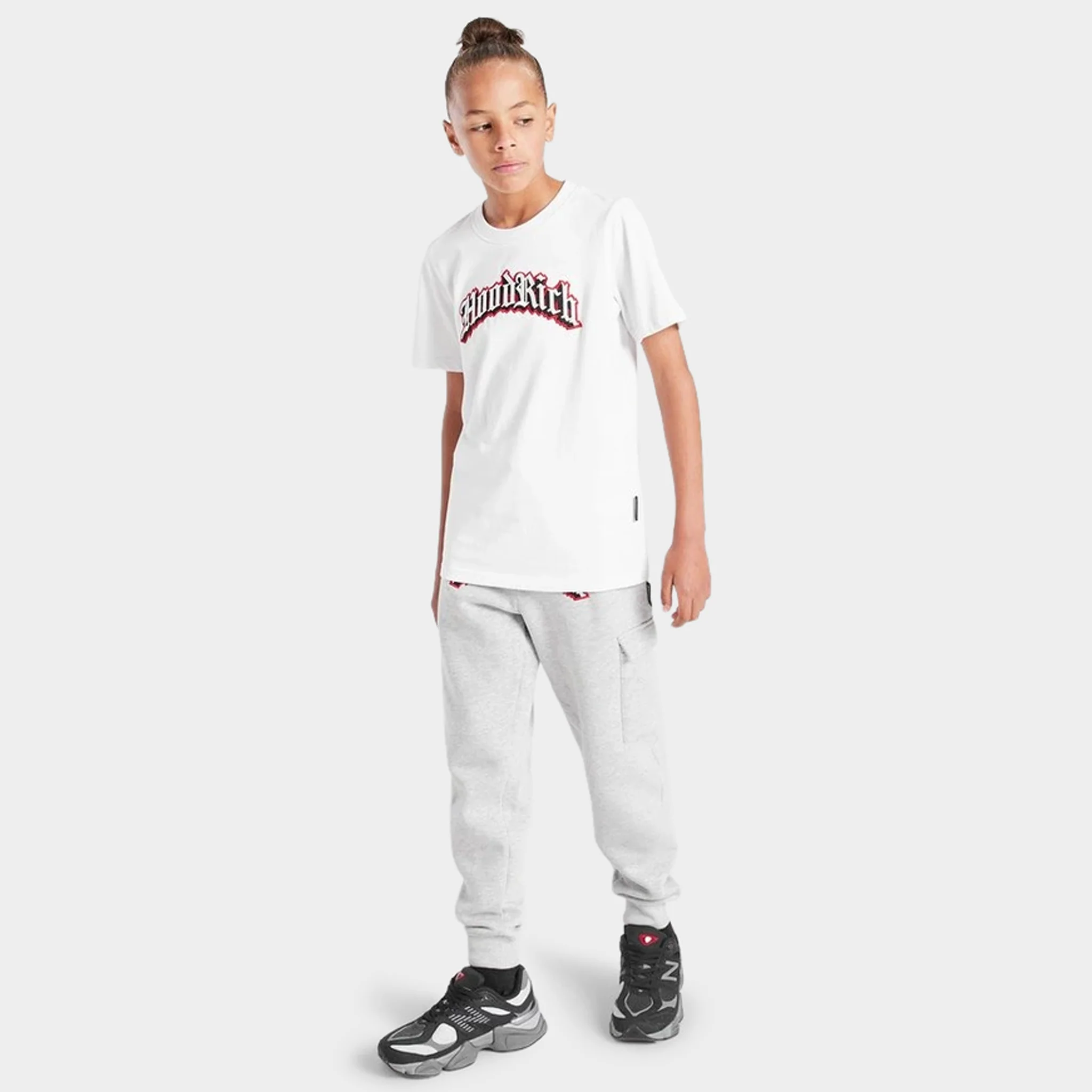 Hoodrich Juniors' Gothic T-Shirt White / Black - Lychee - Image 6