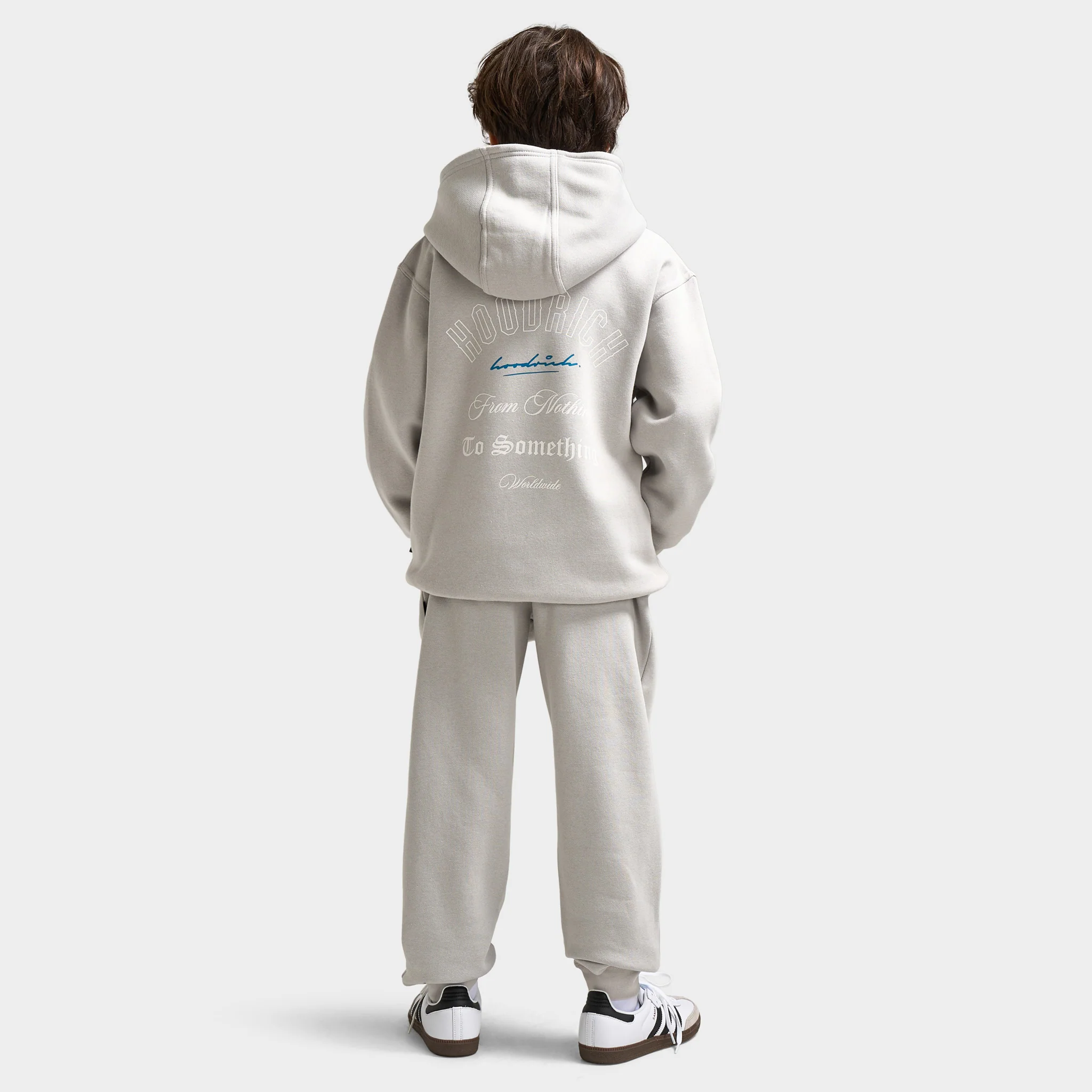 Hoodrich Juniors' Lynk Pullover Hoodie Quiet Gray / White  - Blue Danube - Image 5