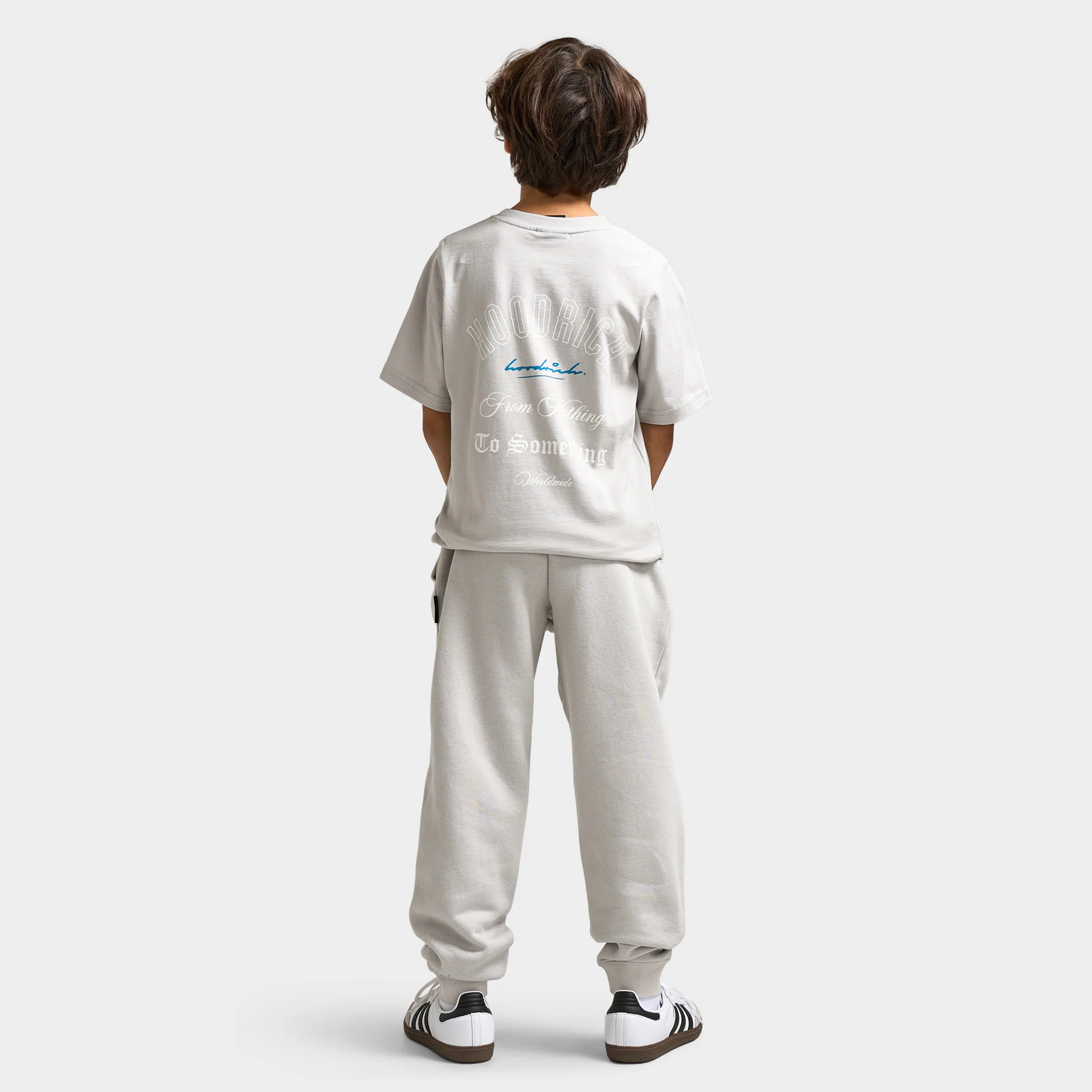Hoodrich Juniors' Lynk Tee Quiet Gray / White - Blue Danube - Image 5