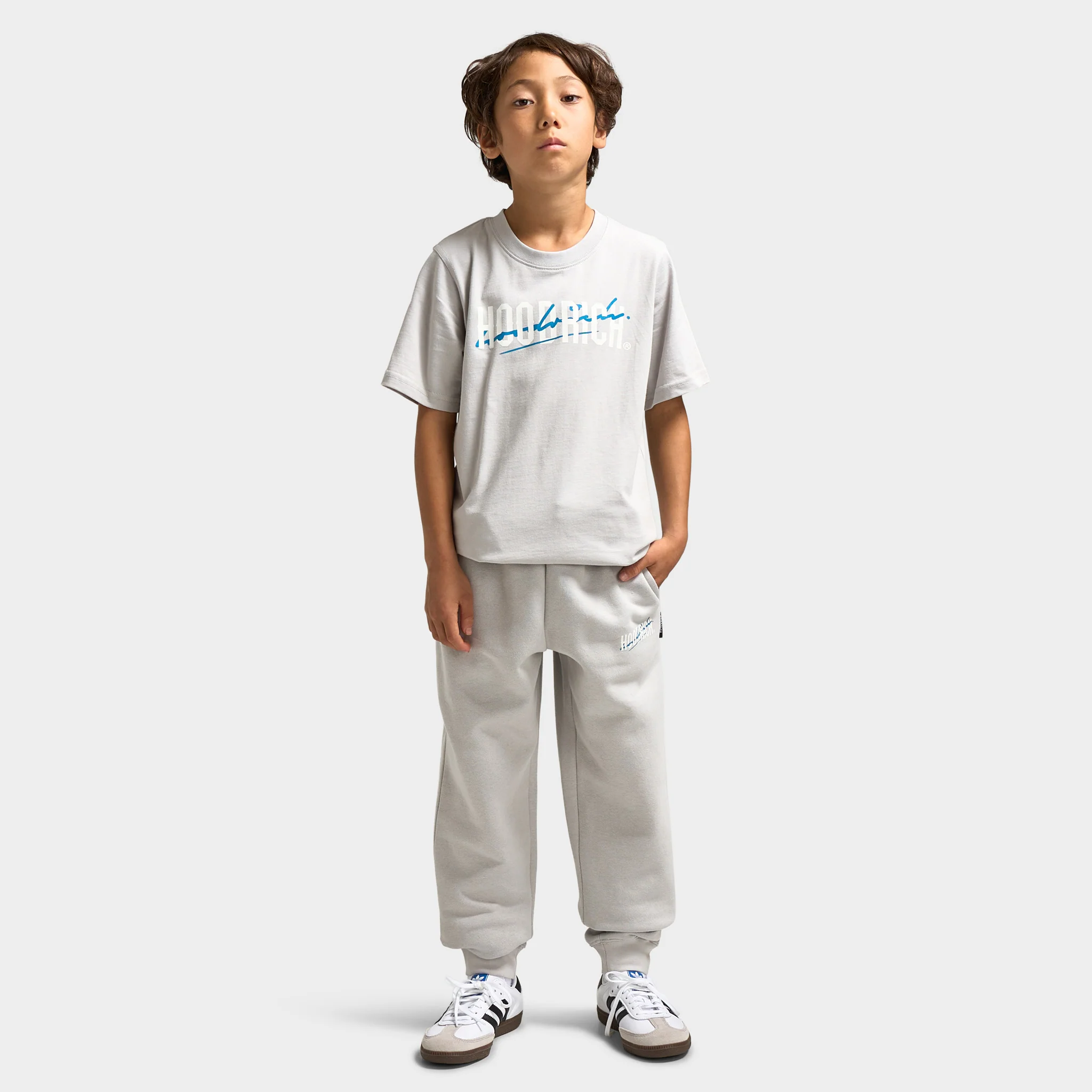 Hoodrich Juniors' Lynk Tee Quiet Gray / White - Blue Danube - Image 6