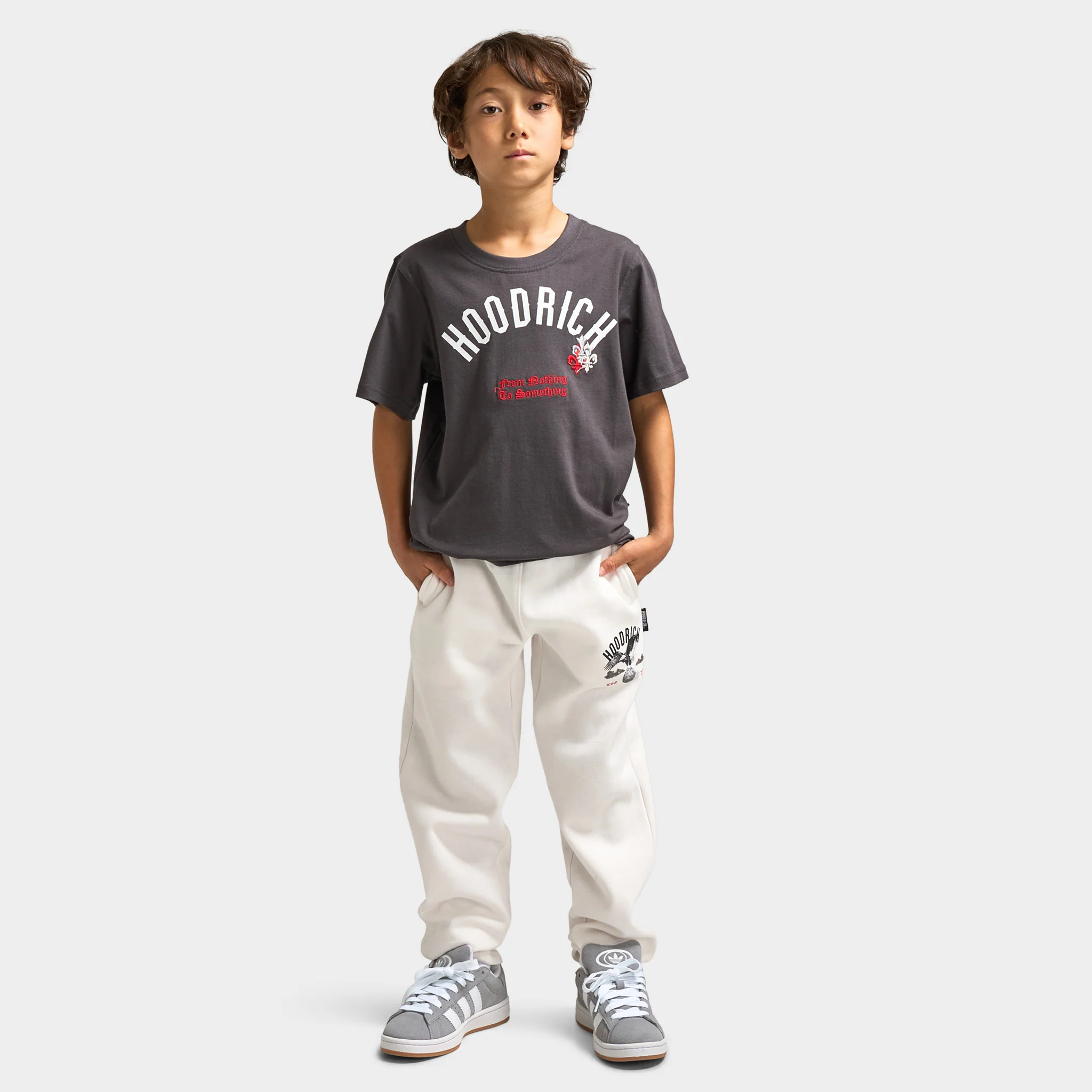 Hoodrich Juniors' Shadow Graphic Tee Asphalt / White - Lychee - Image 6