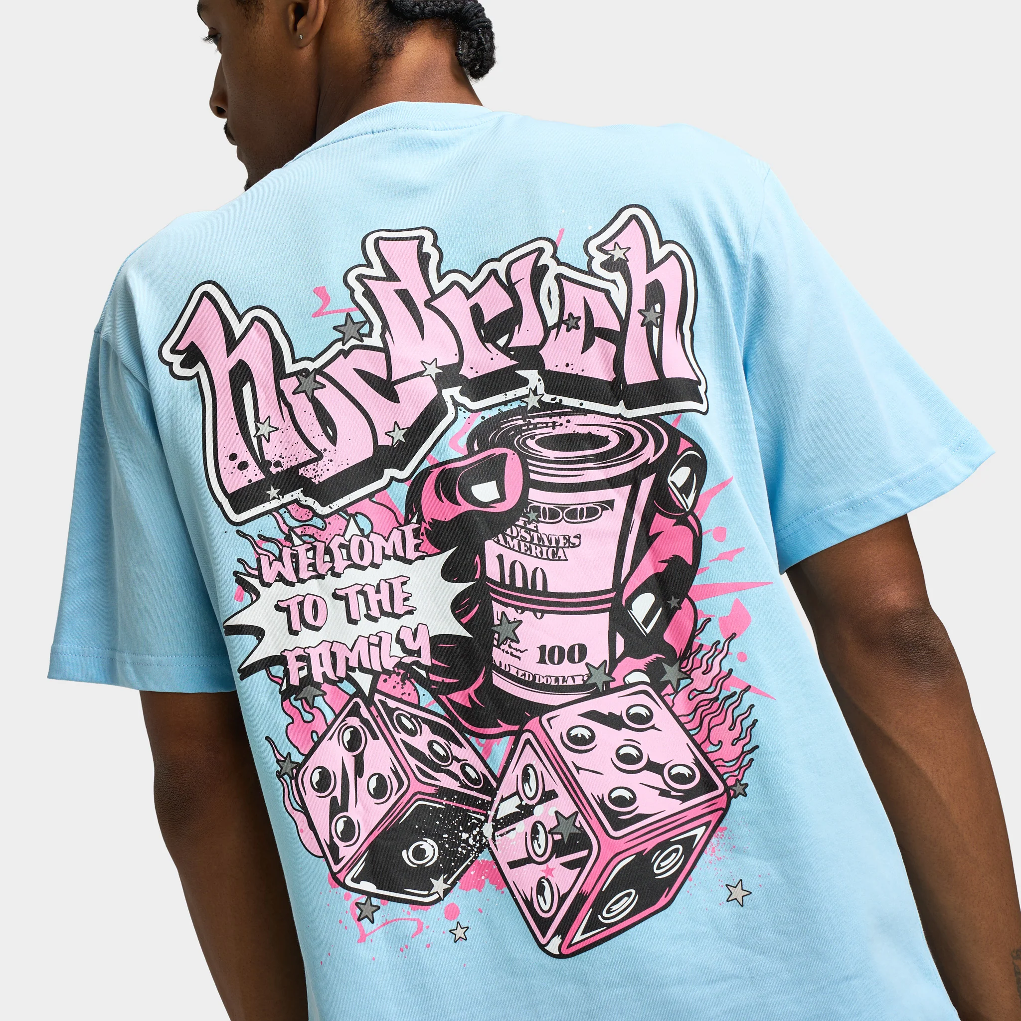 Hoodrich Luxeorb Oversized T-shirt / Clear Sky - Image 3