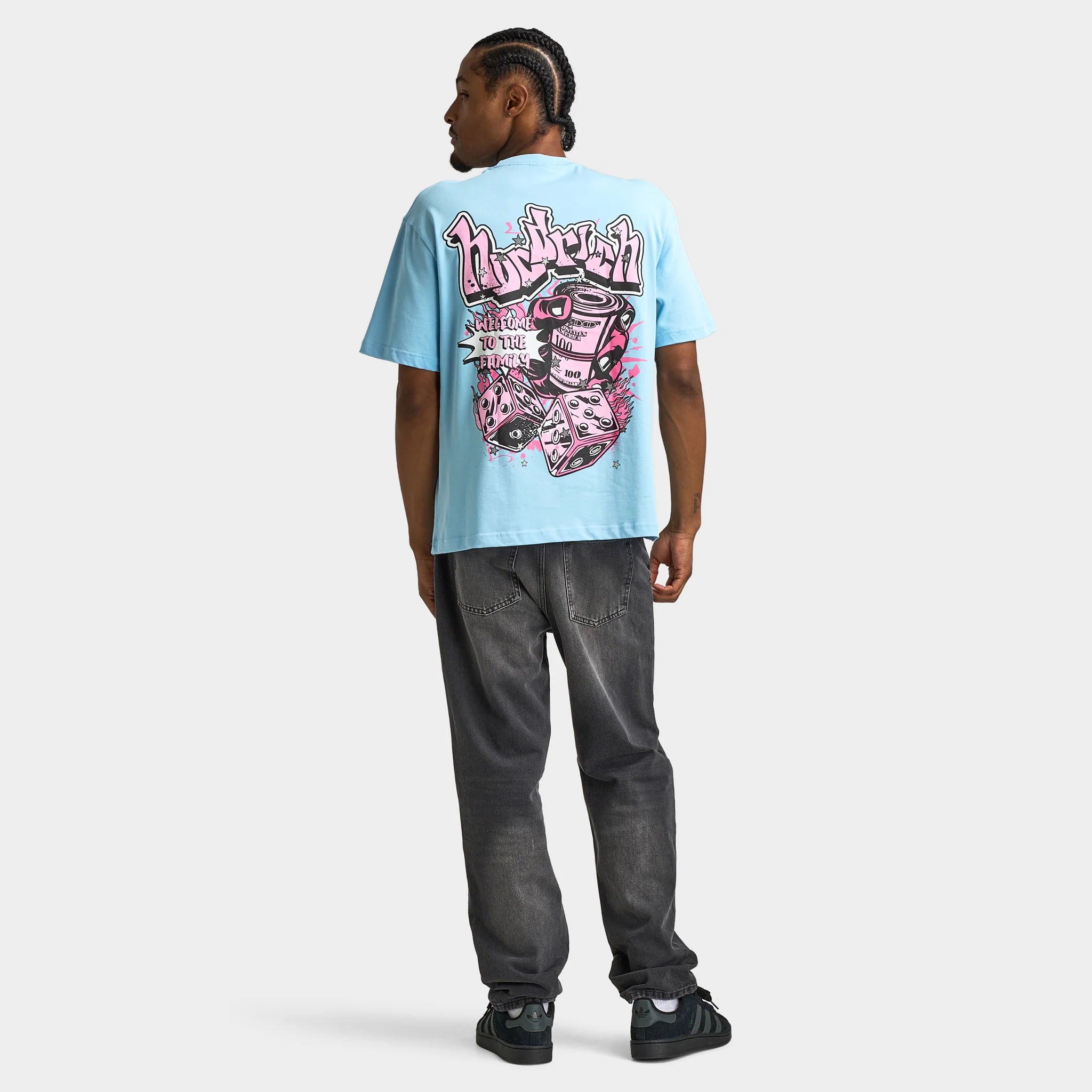 Hoodrich Luxeorb Oversized T-shirt / Clear Sky - Image 5