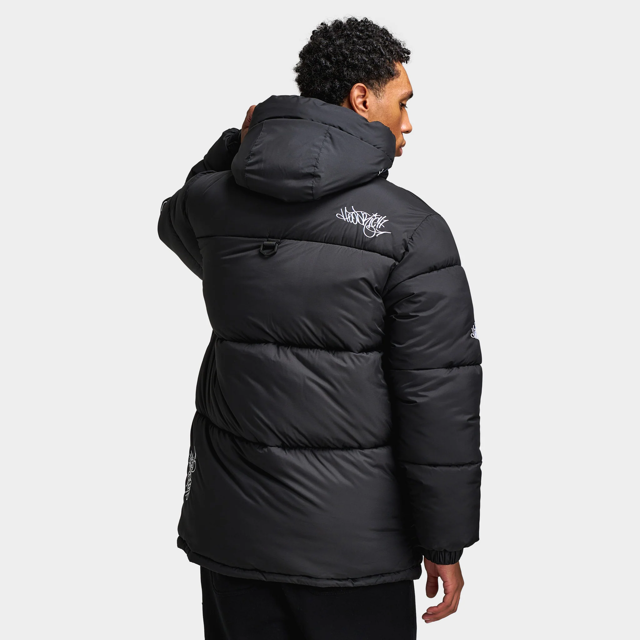 Hoodrich Multi Tag Parka Black / White - Image 2