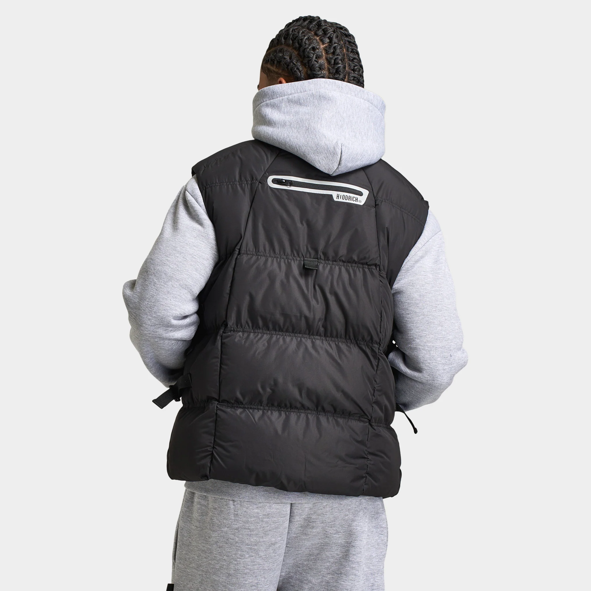 Hoodrich OG Aurora Gilet Black / White - Reflective - Image 2