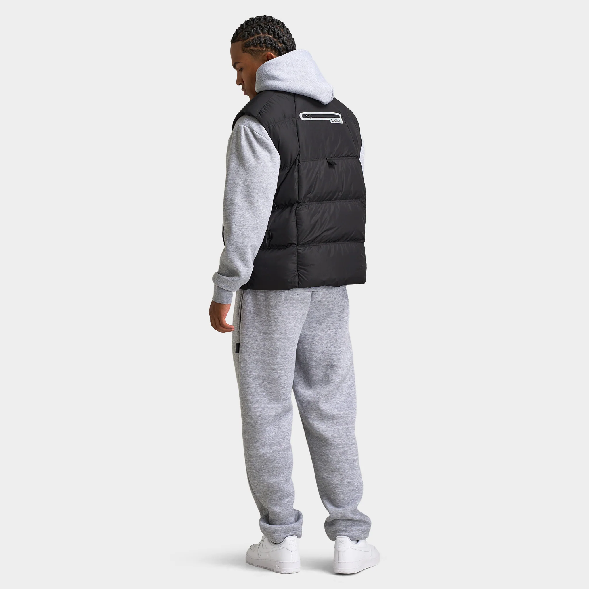 Hoodrich OG Aurora Gilet Black / White - Reflective - Image 7