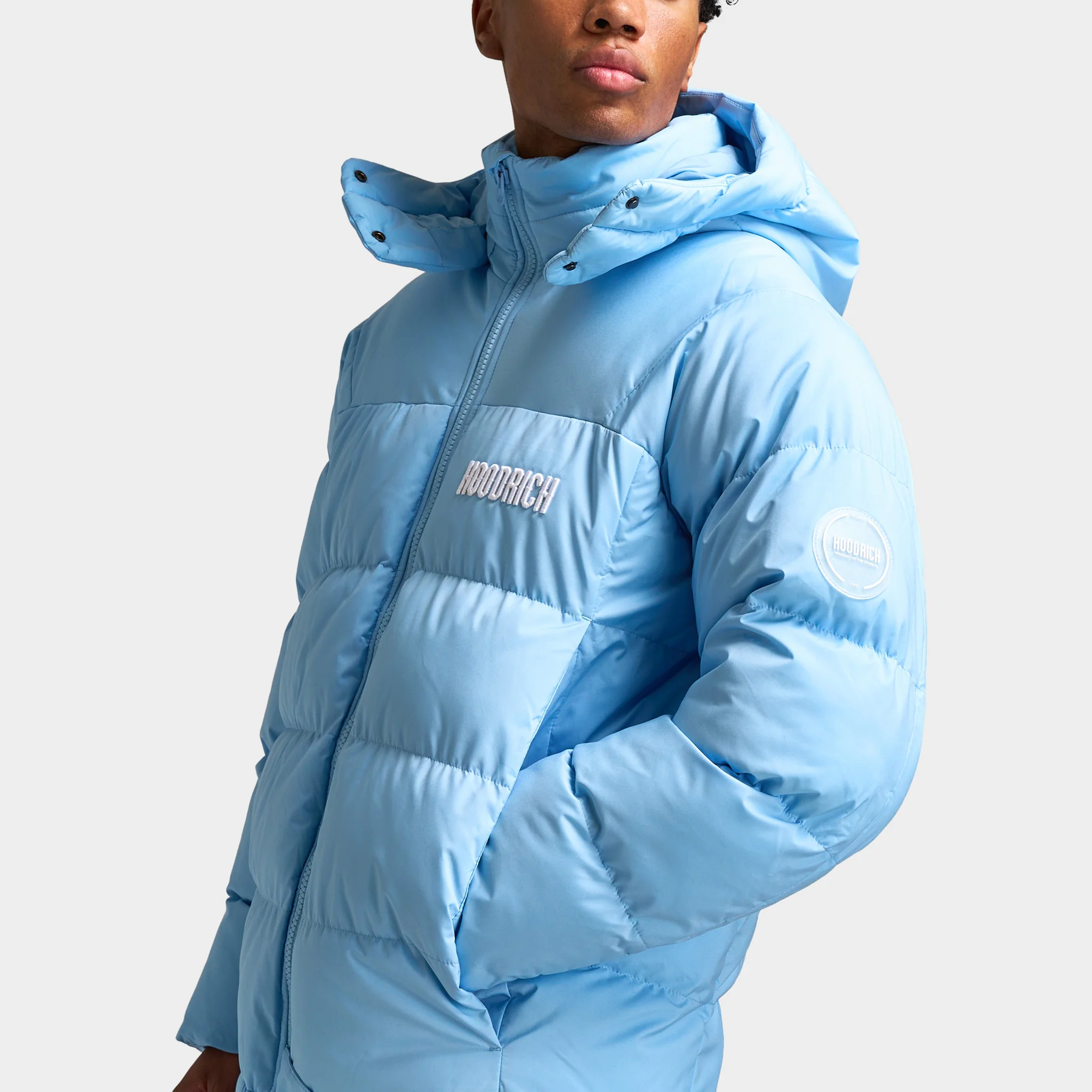 Hoodrich Phenom Puffer Jacket Clear Sky / White - Image 3