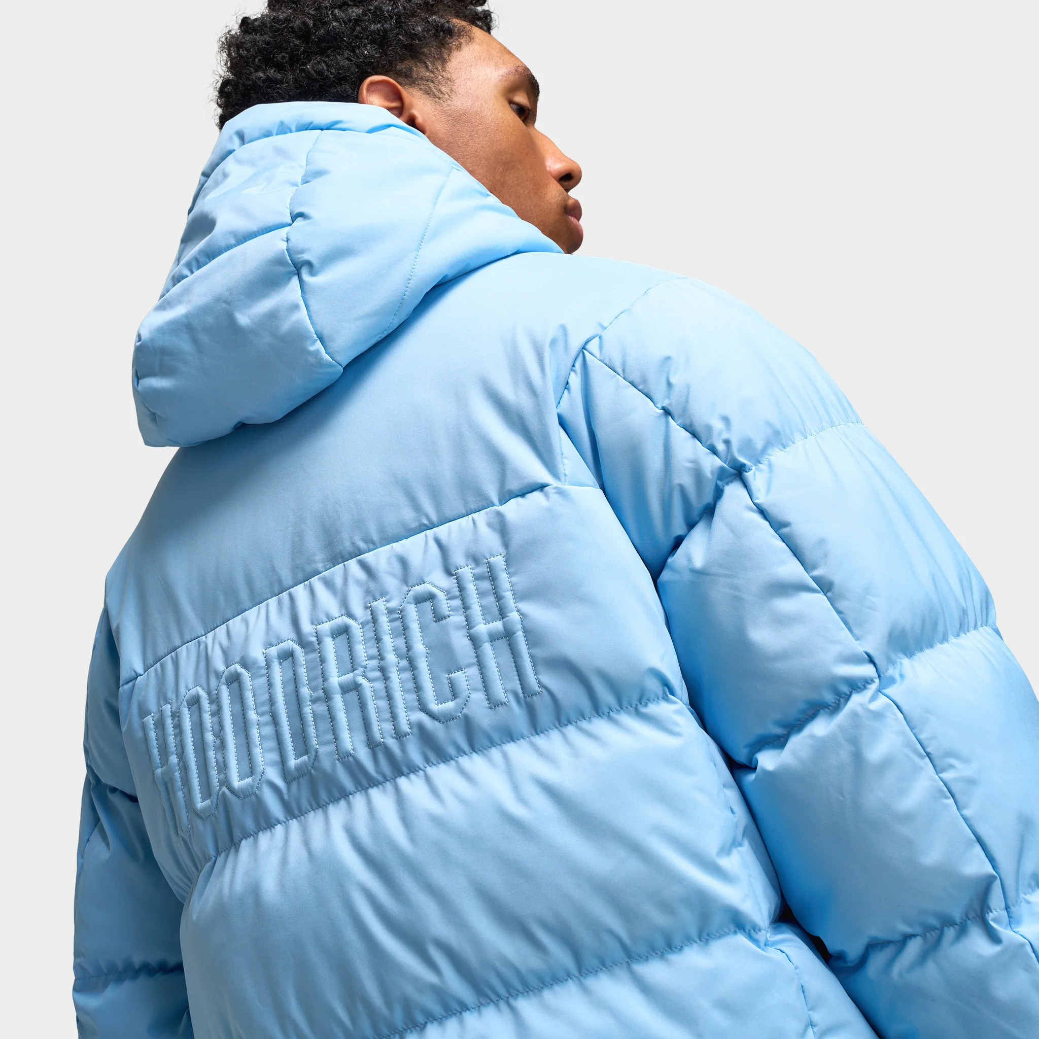 Hoodrich Phenom Puffer Jacket Clear Sky / White - Image 5