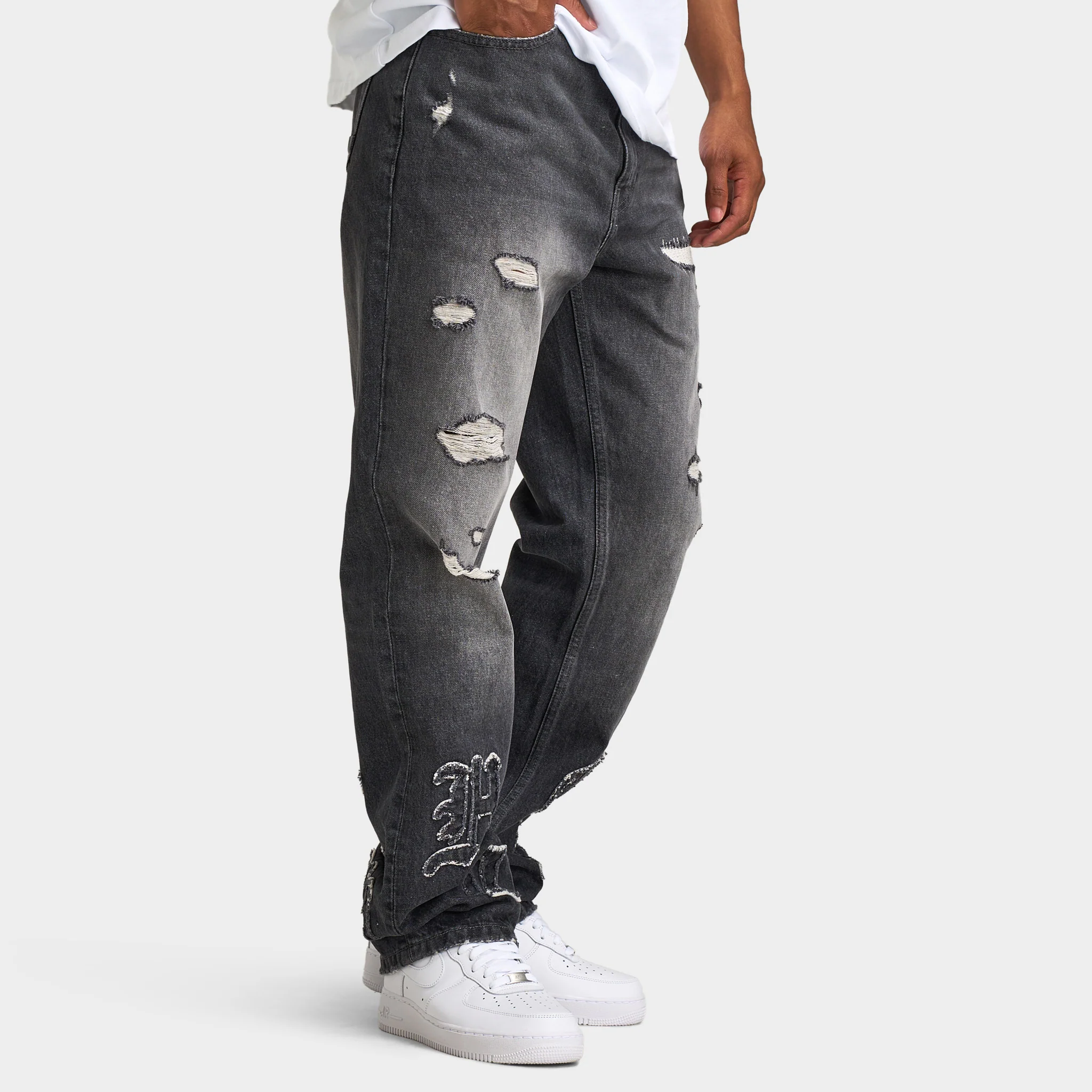 Hoodrich Rebellion Straight Leg Denim / Grey - Image 4