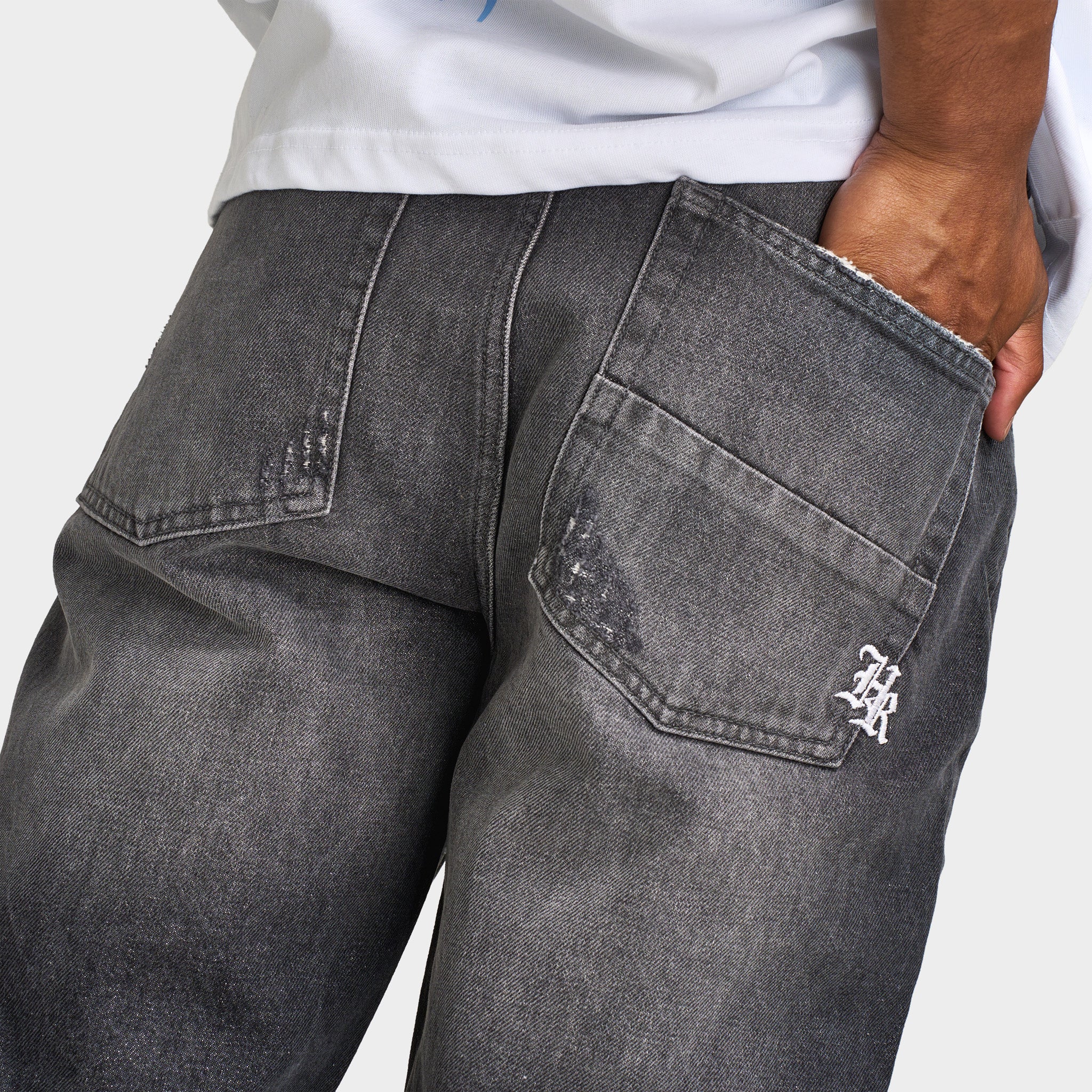 Hoodrich Rebellion Straight Leg Denim / Grey - Image 6