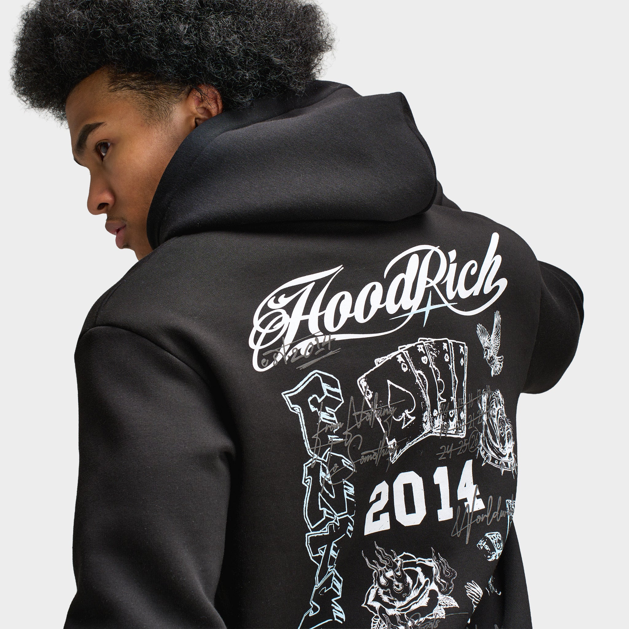 Hoodrich Relic Oversized Hoodie / Black - Image 3